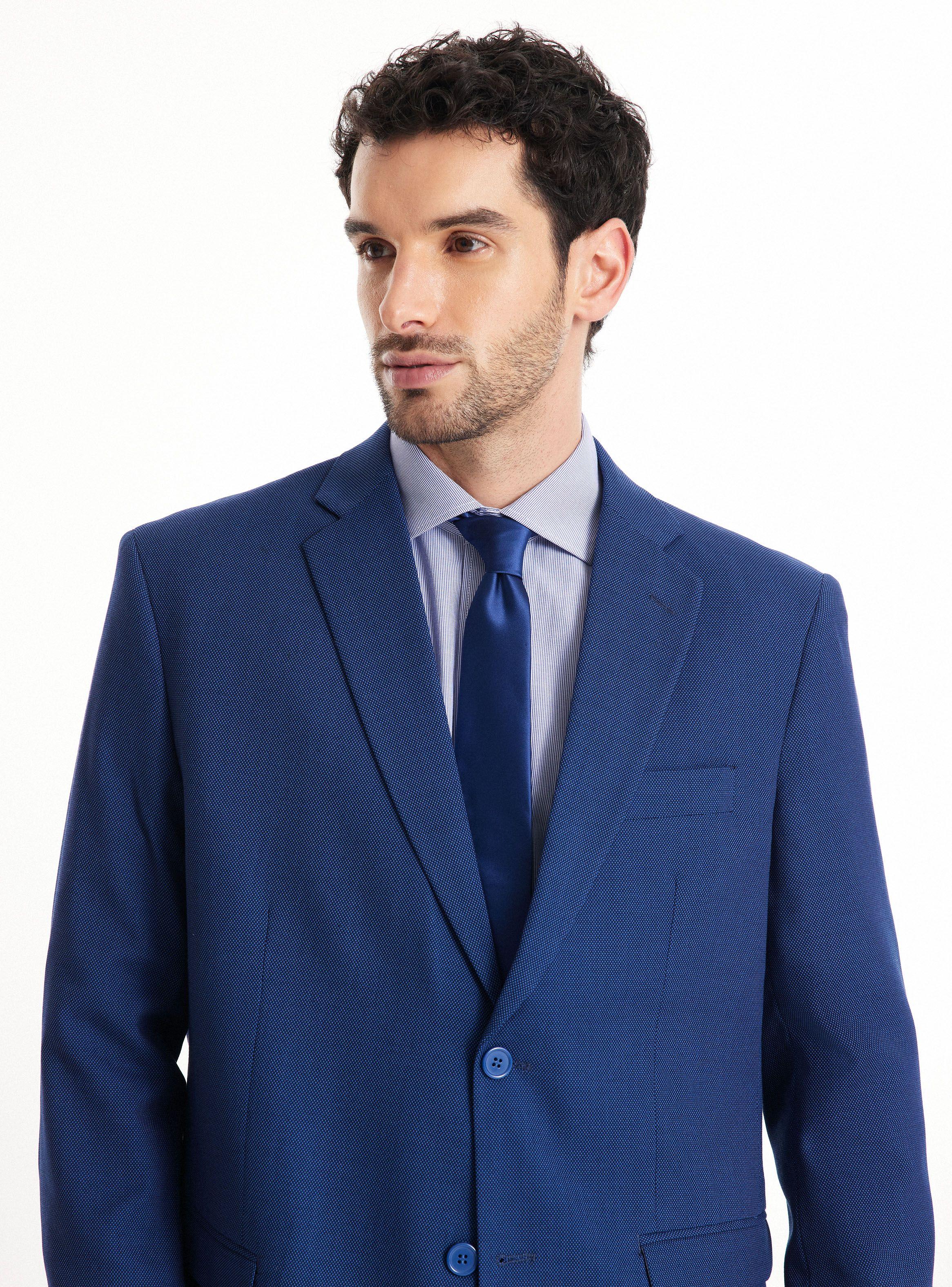 Traje Recto Texturado Regular Fit-2