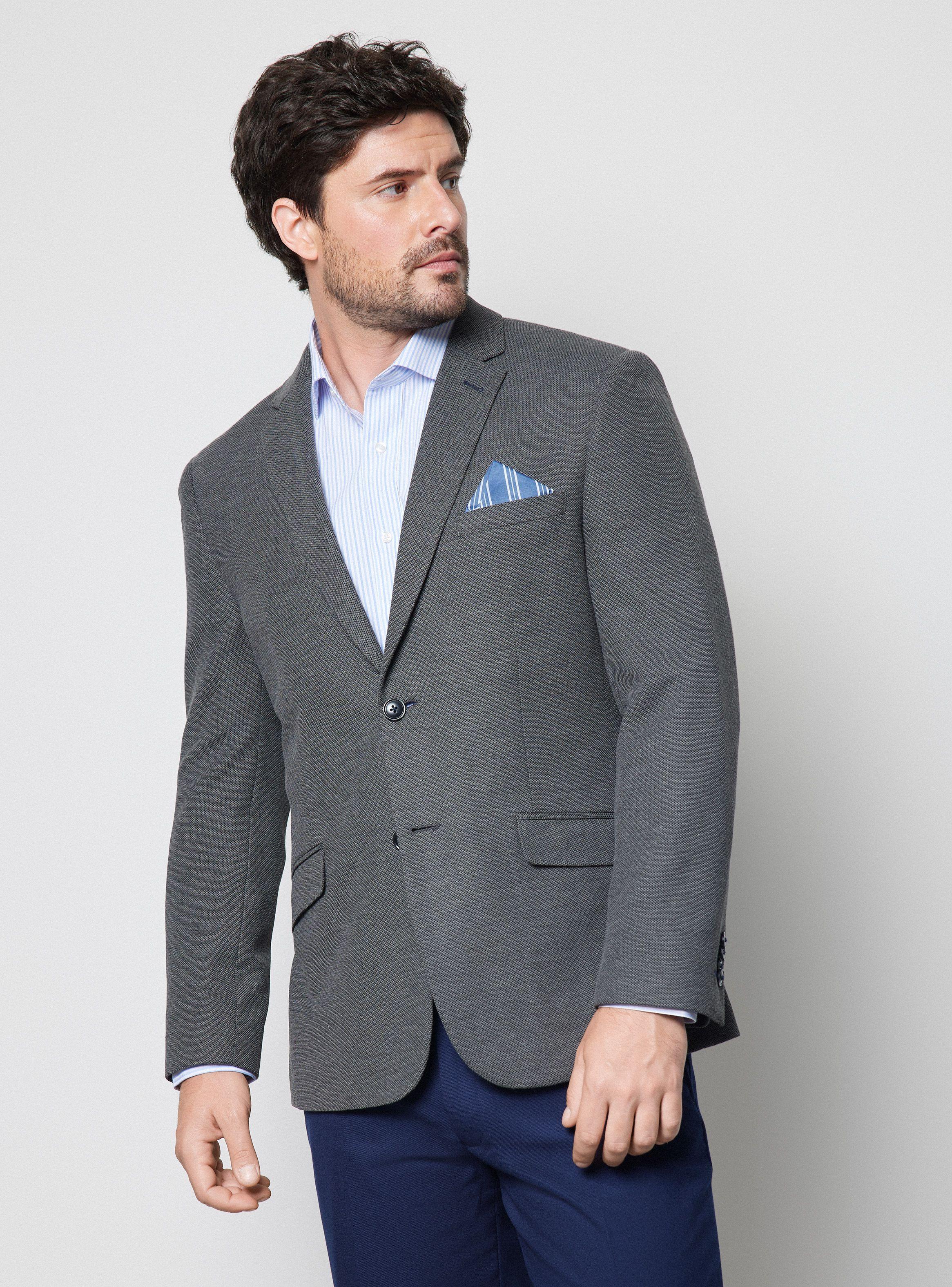 Vestón Recto Knit 2-0