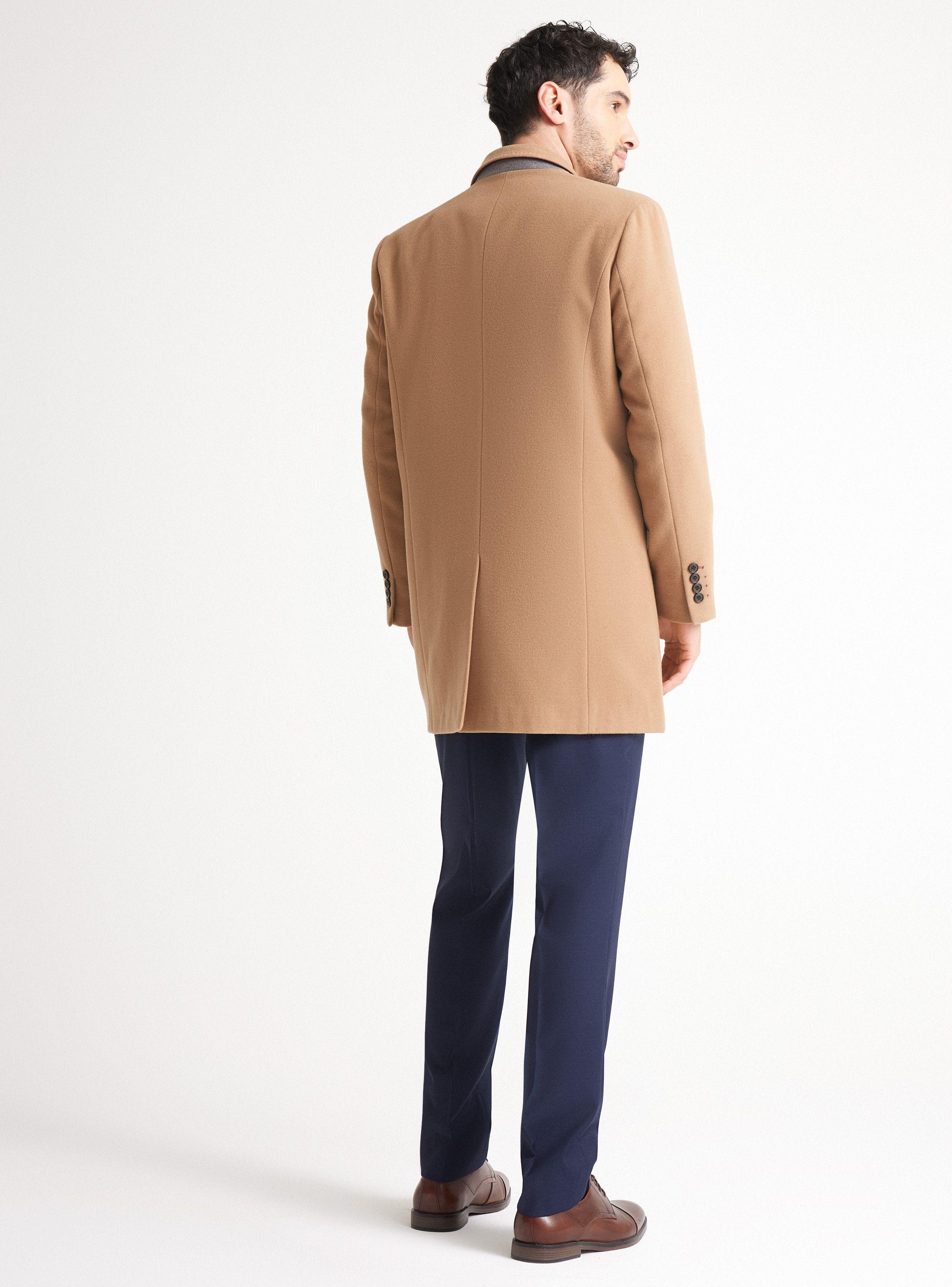 Abrigo Paño Liso Slim Fit-5