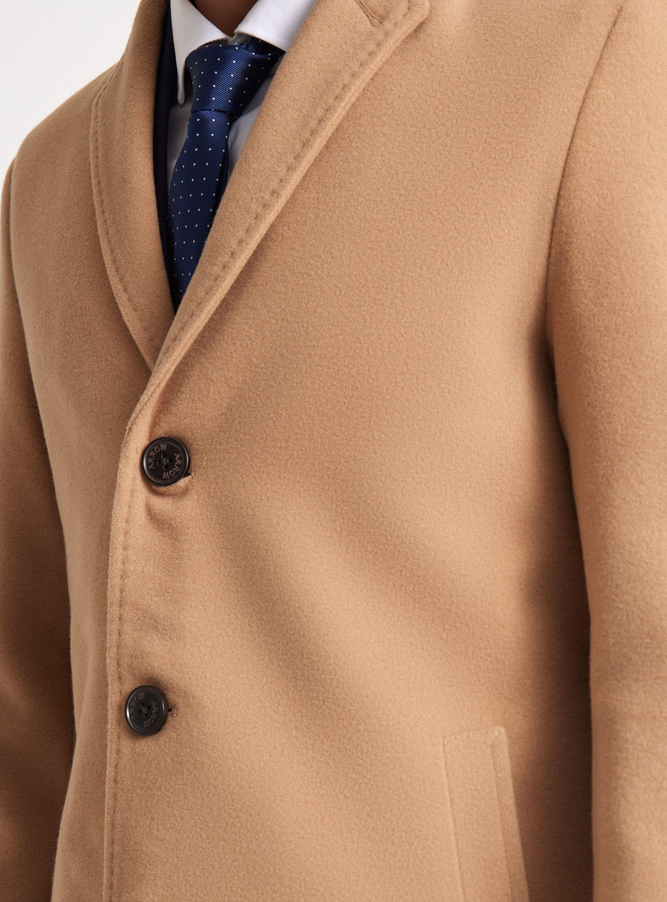 Abrigo Paño Liso Slim Fit-3