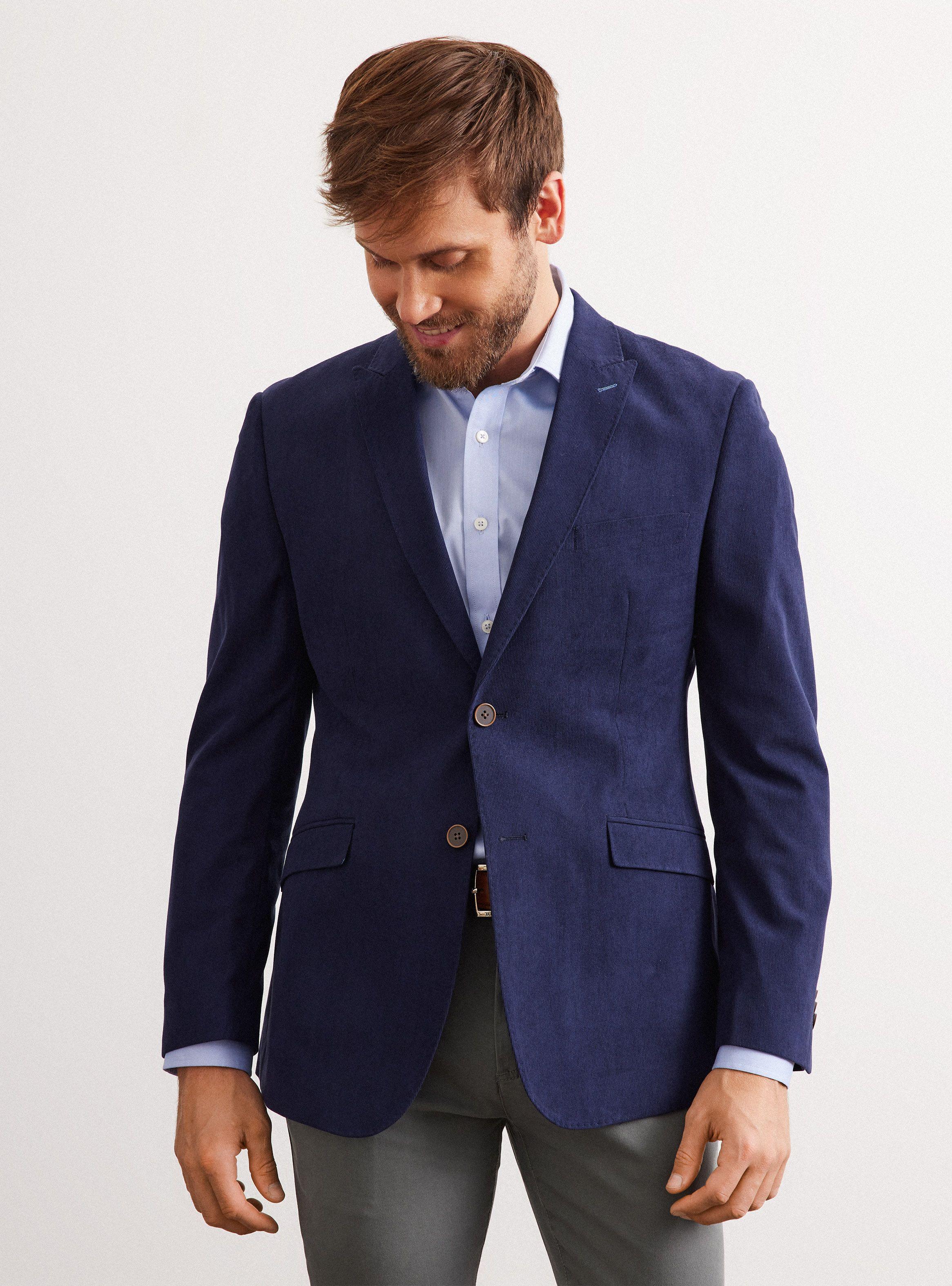 Blazer Recto en Cotelé Colores-0