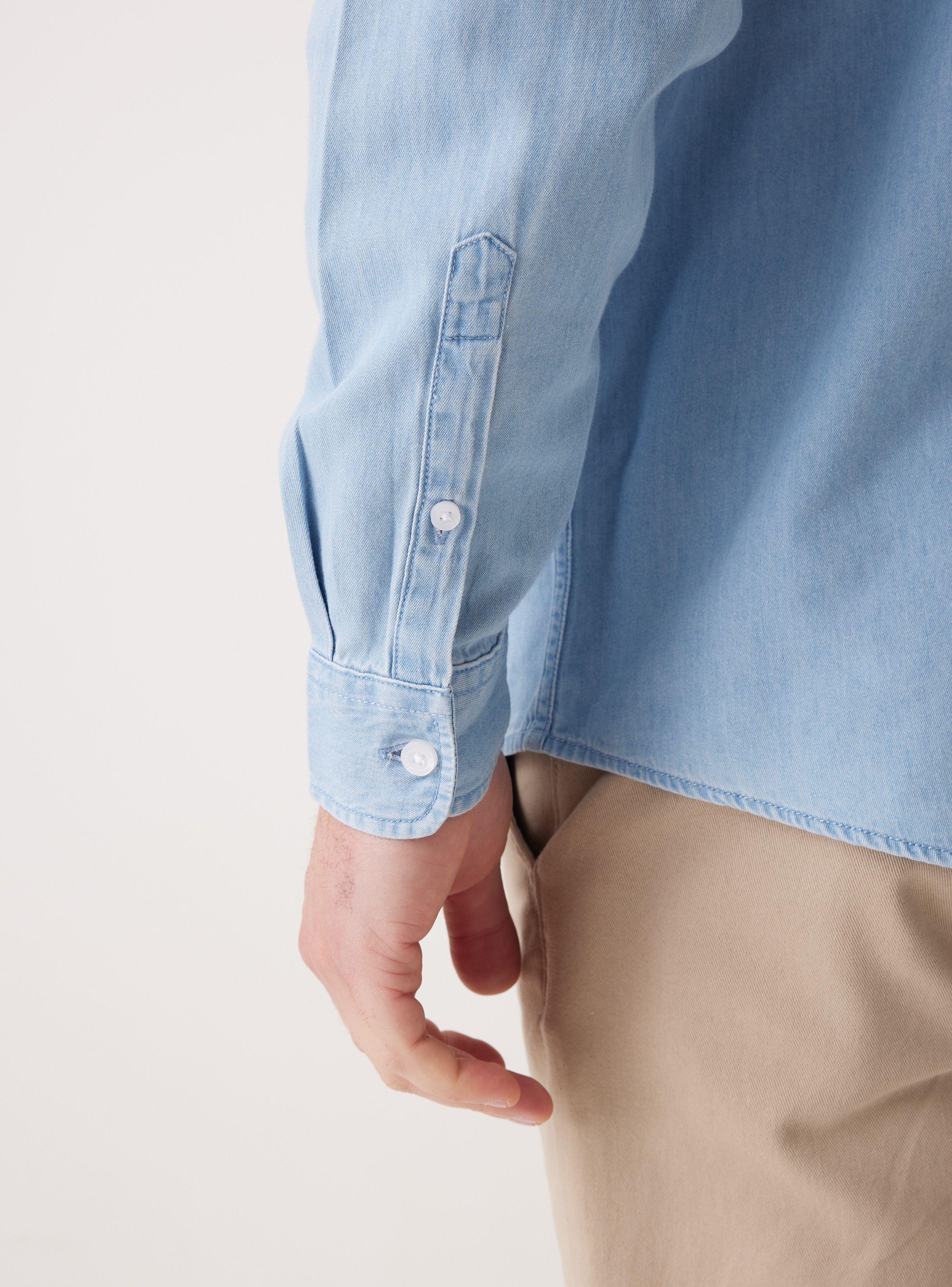 Camisa ML Denim Regular Fit-3