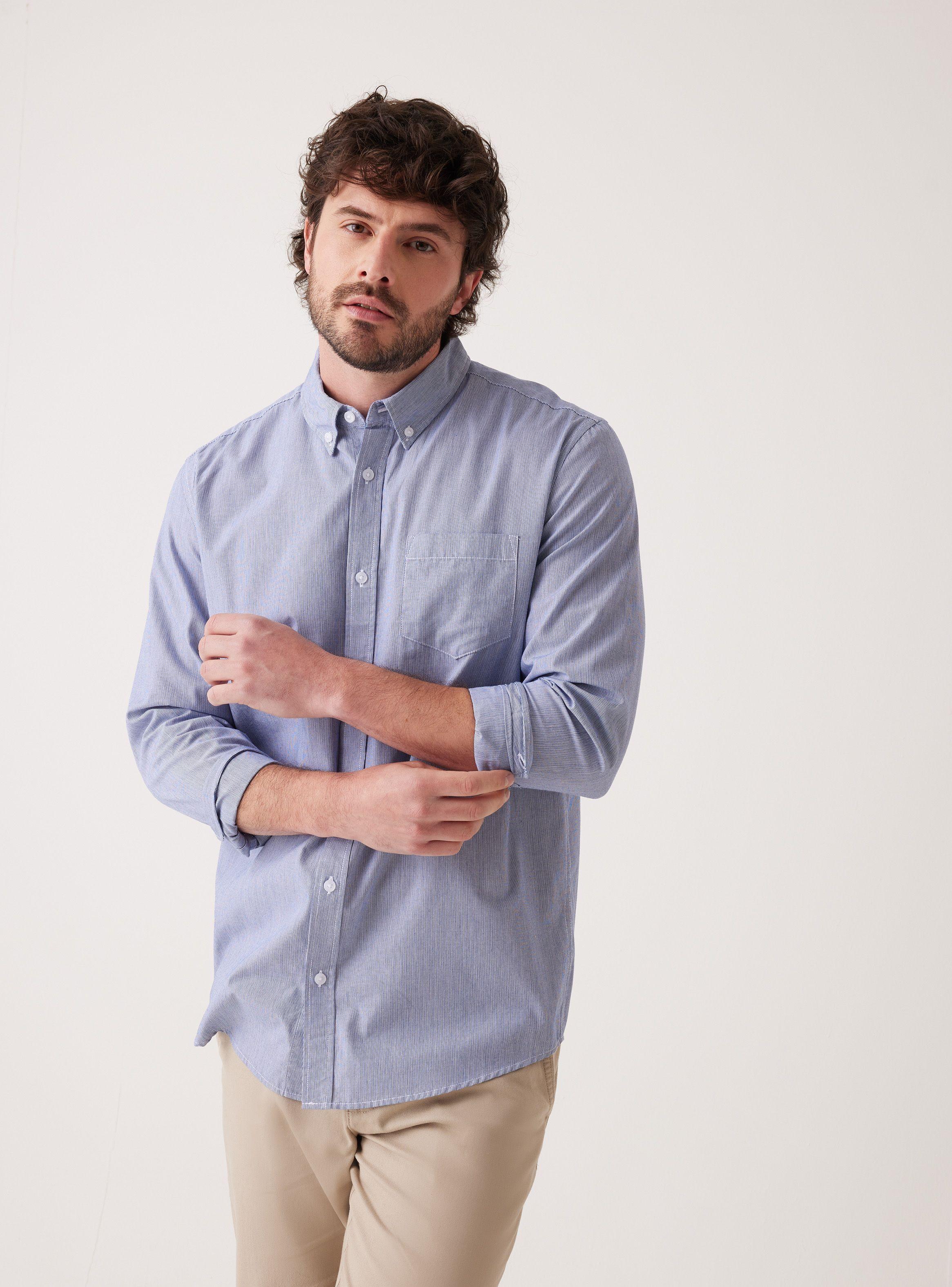 Camisa ML Líneas Regular Fit-0