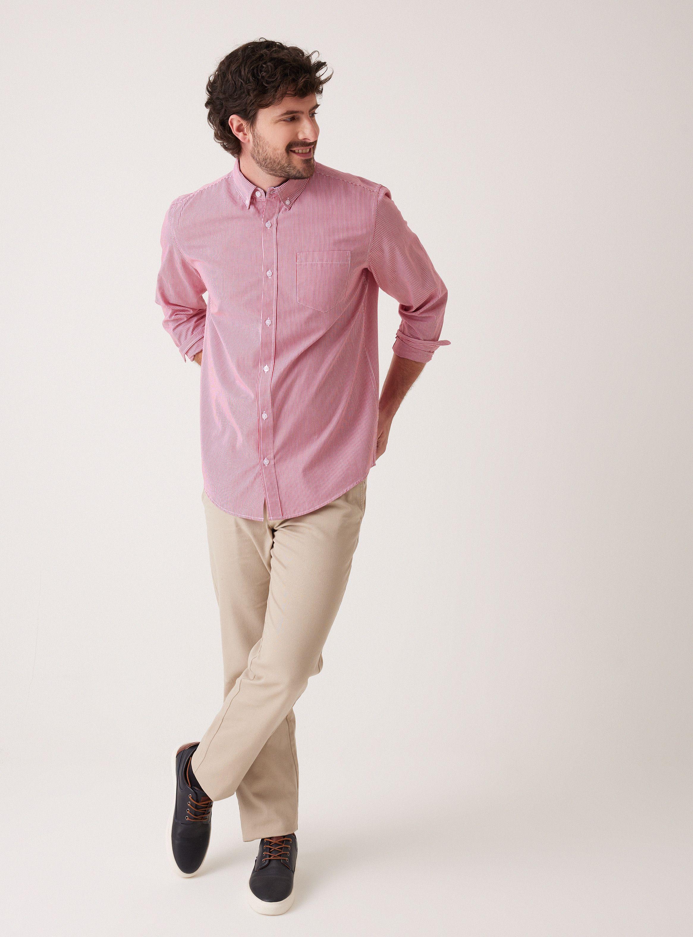 Camisa ML Mini Cuadros Regular Fit-4