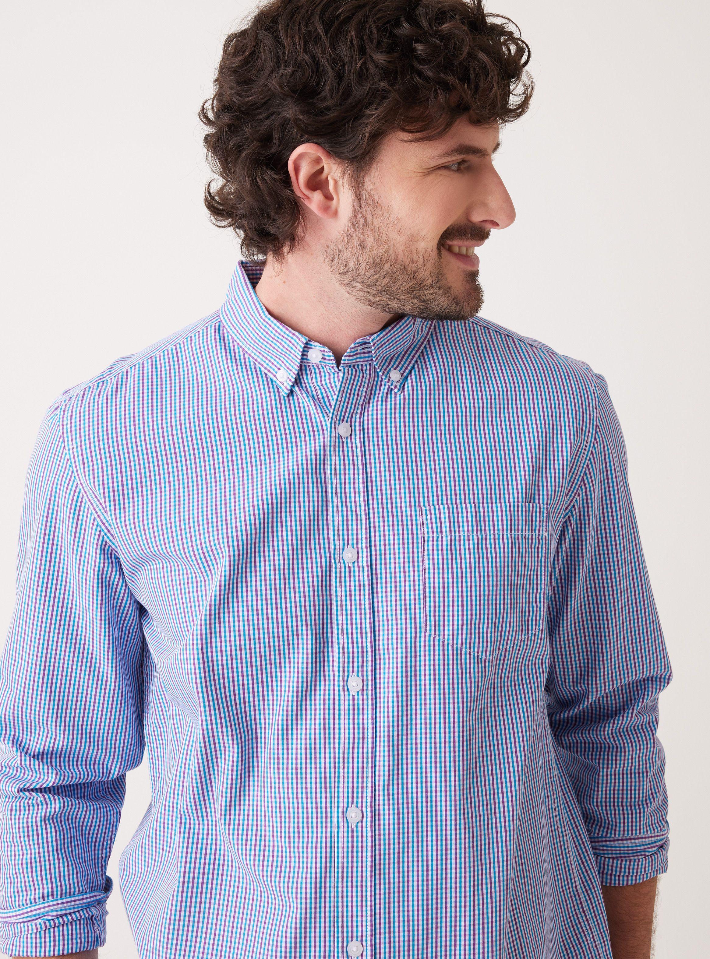Camisa ML Cuadros Mediano Regular Fit-0