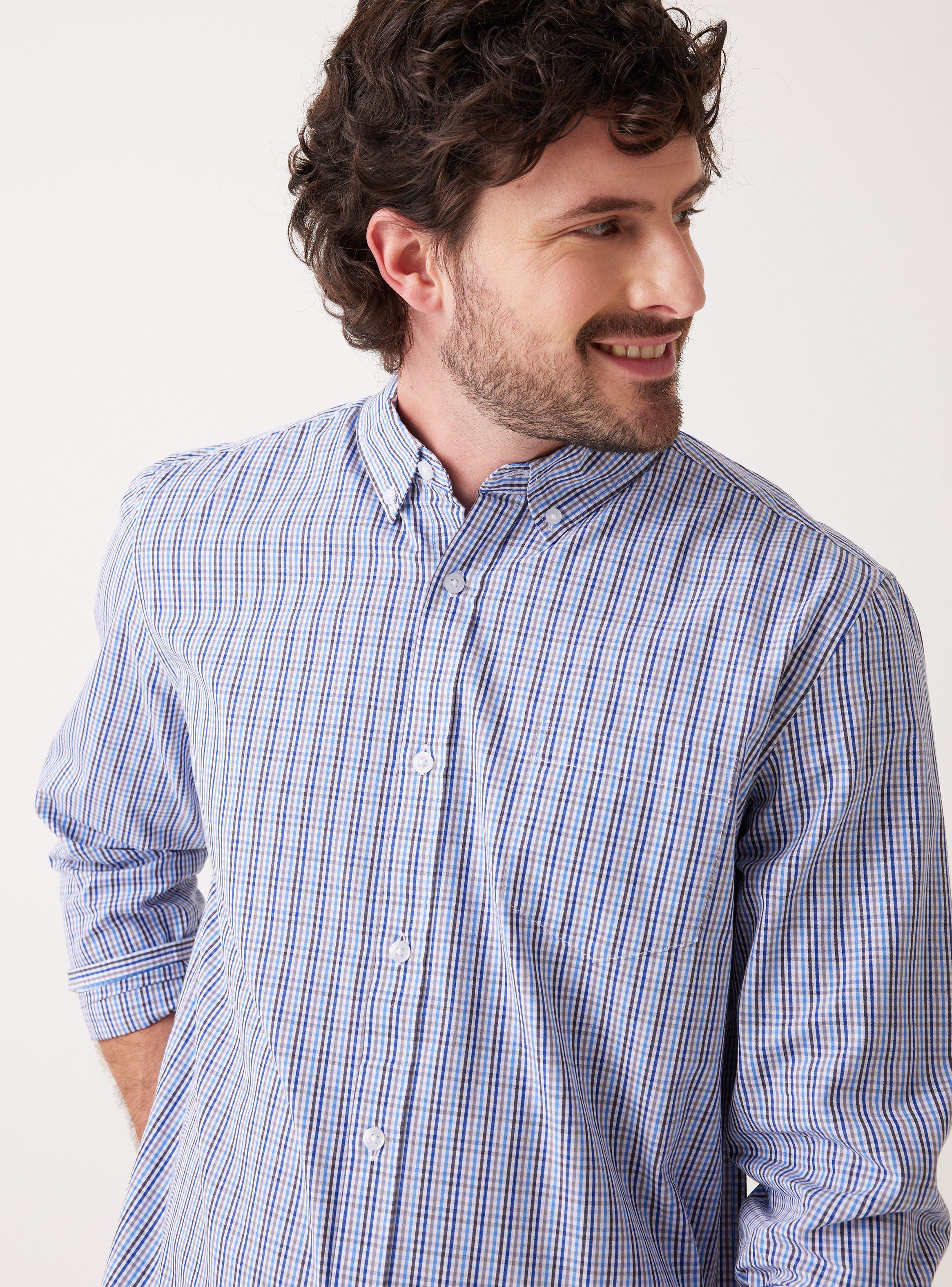 Camisa ML Cuadros Mediano Regular Fit-2
