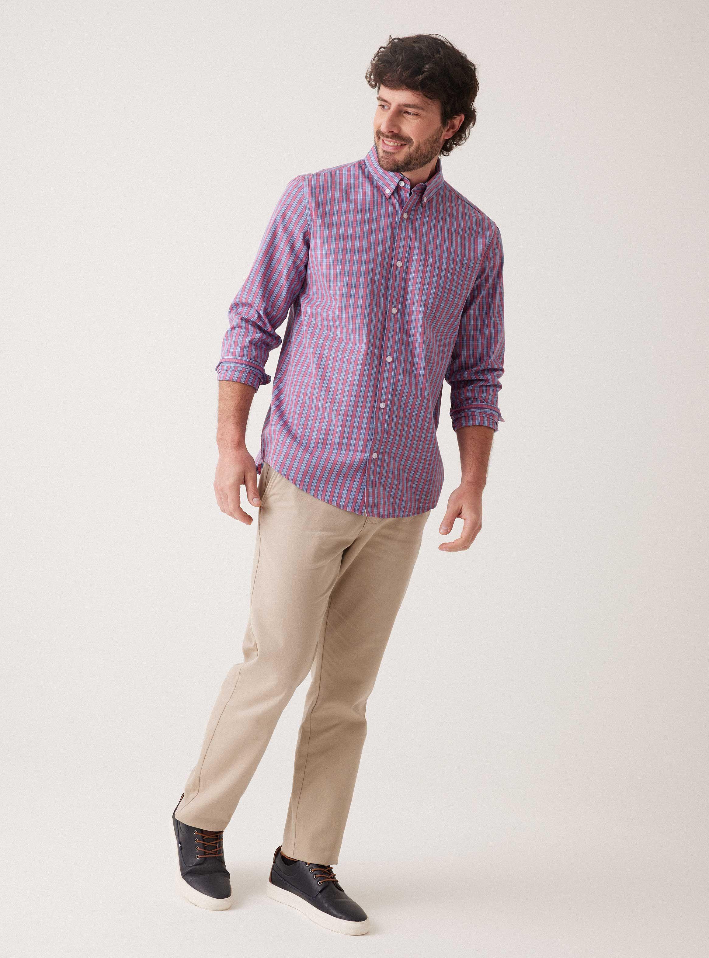 Camisa ML Cuadros Regular Fit-4