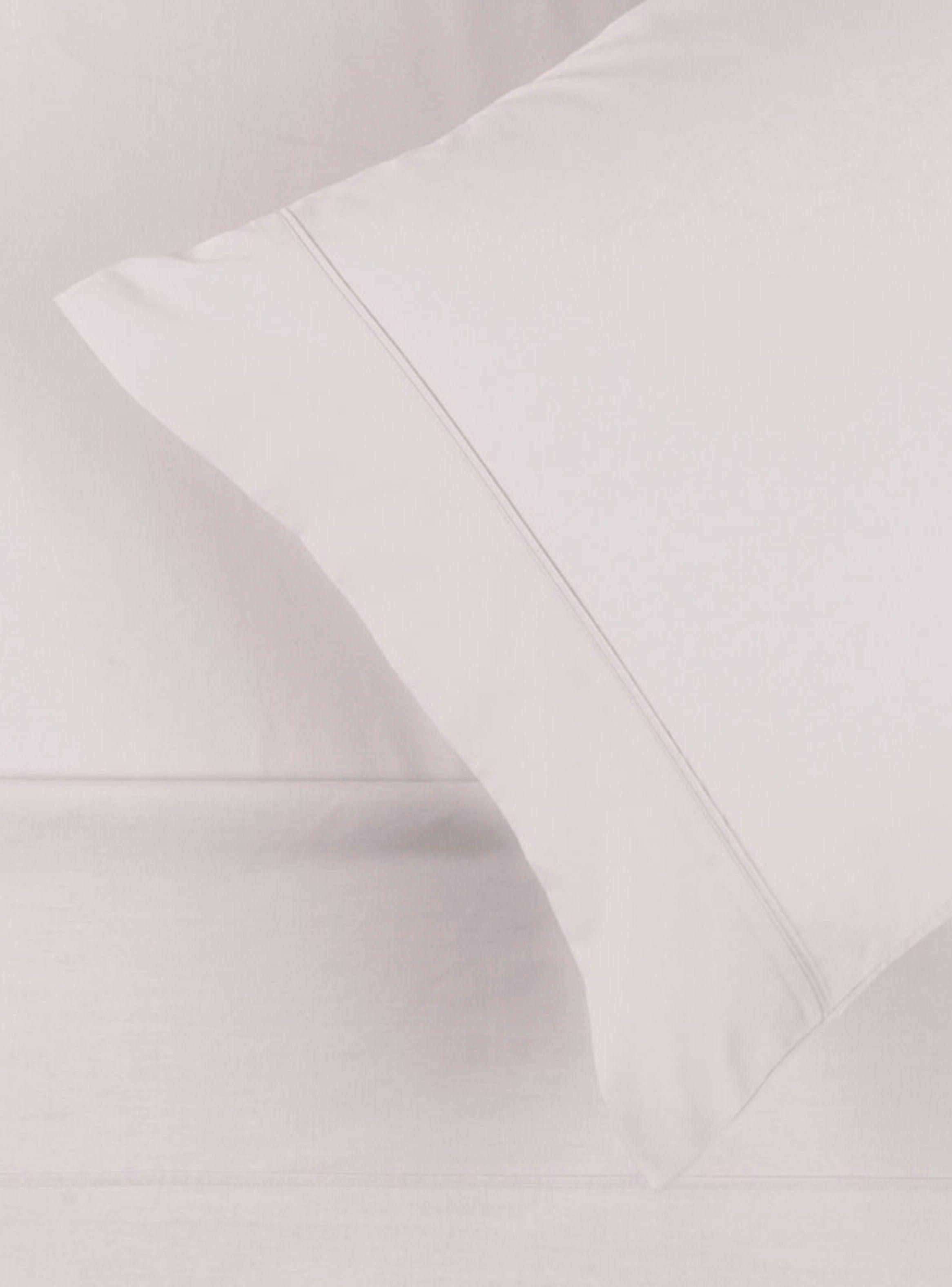 Sábanas Nina Herrera 1 Plaza 220 Hilos Lisas Perla-0