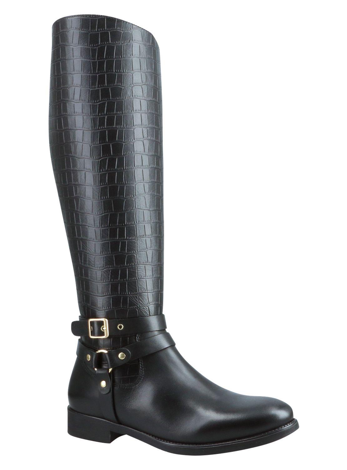 Bota Gacel Hebilla Capellada Textura Mujer-1