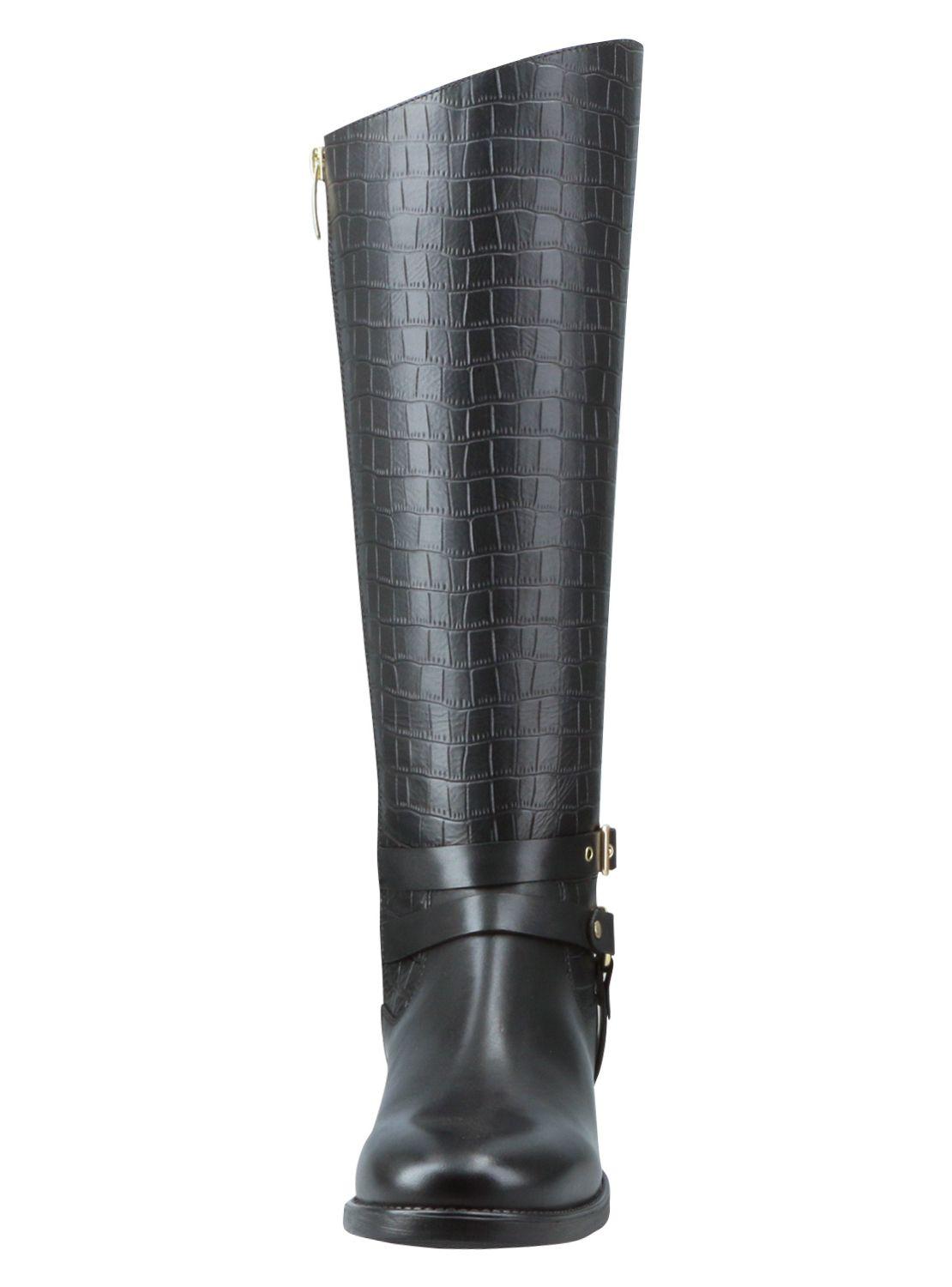 Bota Gacel Hebilla Capellada Textura Mujer-2