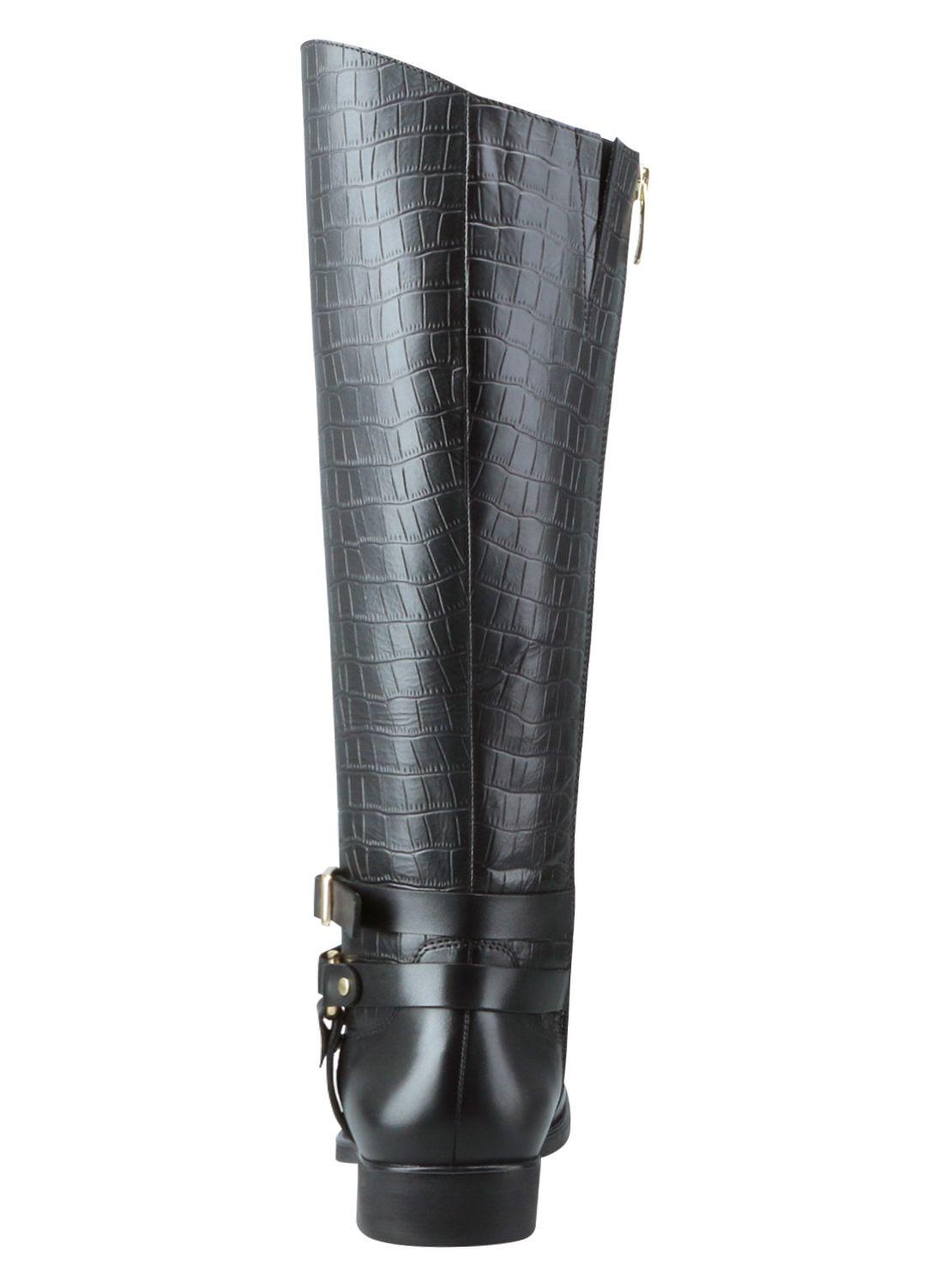 Bota Gacel Hebilla Capellada Textura Mujer-3