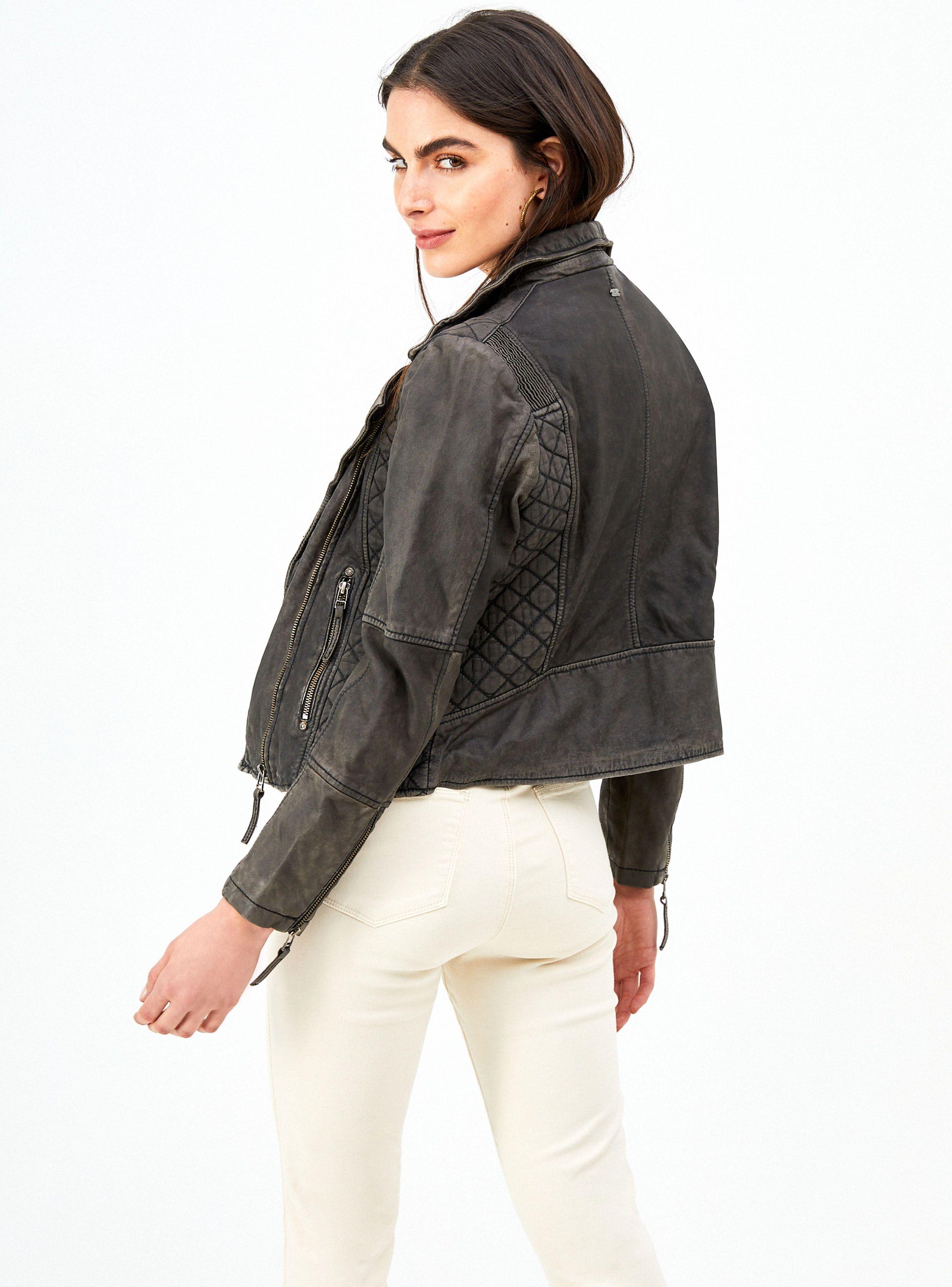 Chaqueta Cuero y Cierre Umbrale Be-1