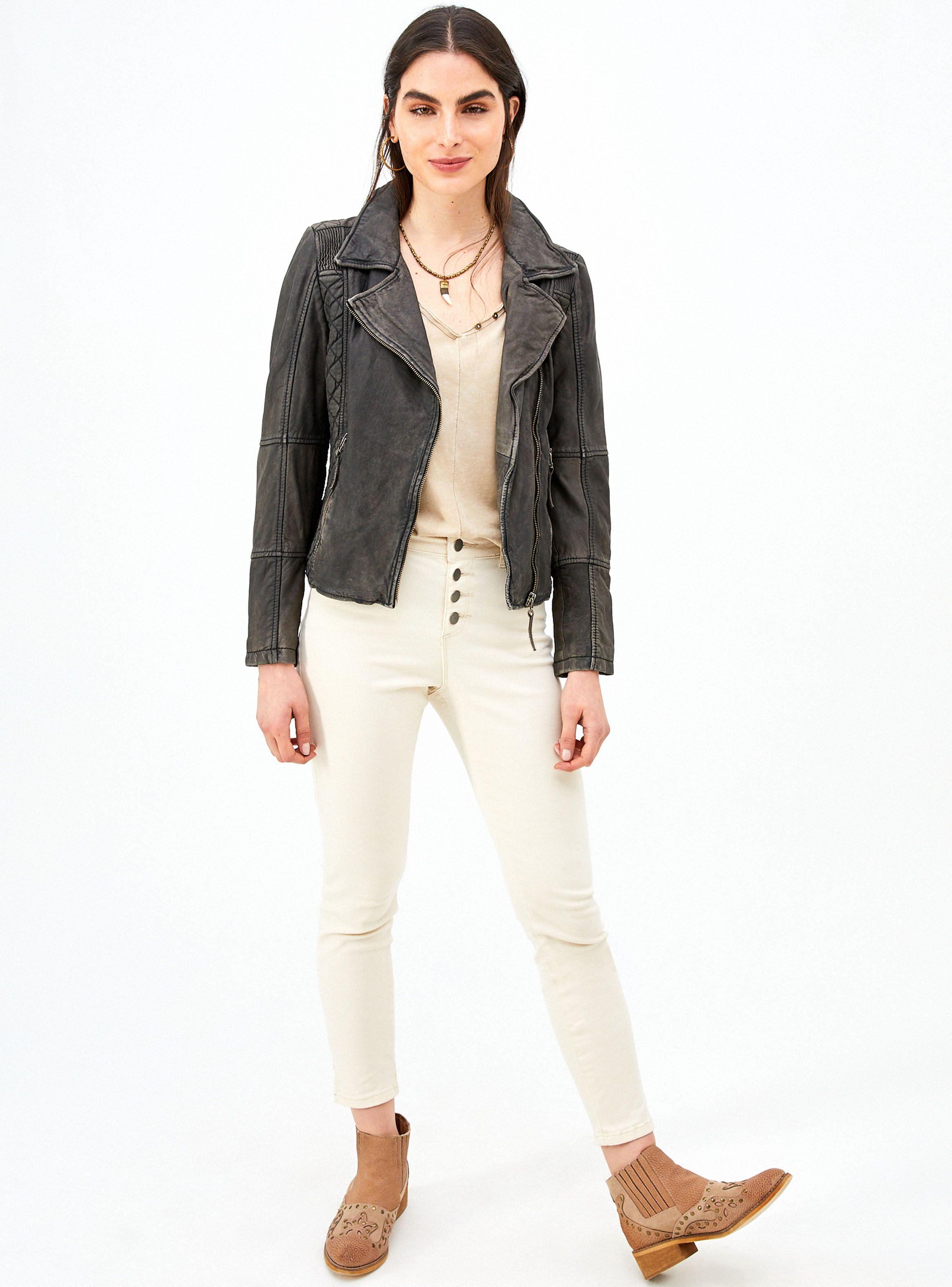 Chaqueta Cuero y Cierre Umbrale Be-3