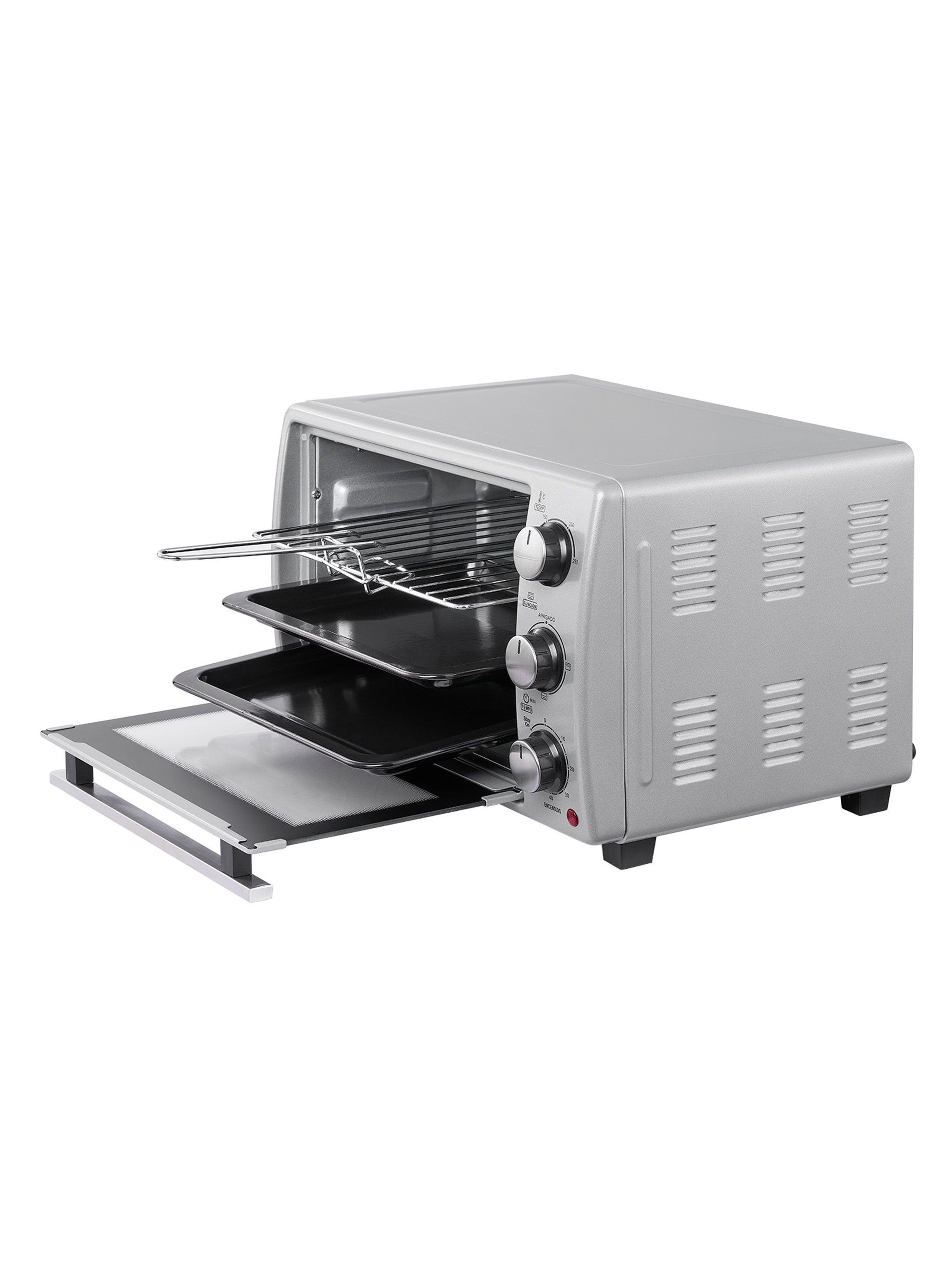 Horno Eléctrico 1380W 21 Litros DHE21MS23CL Silver-3