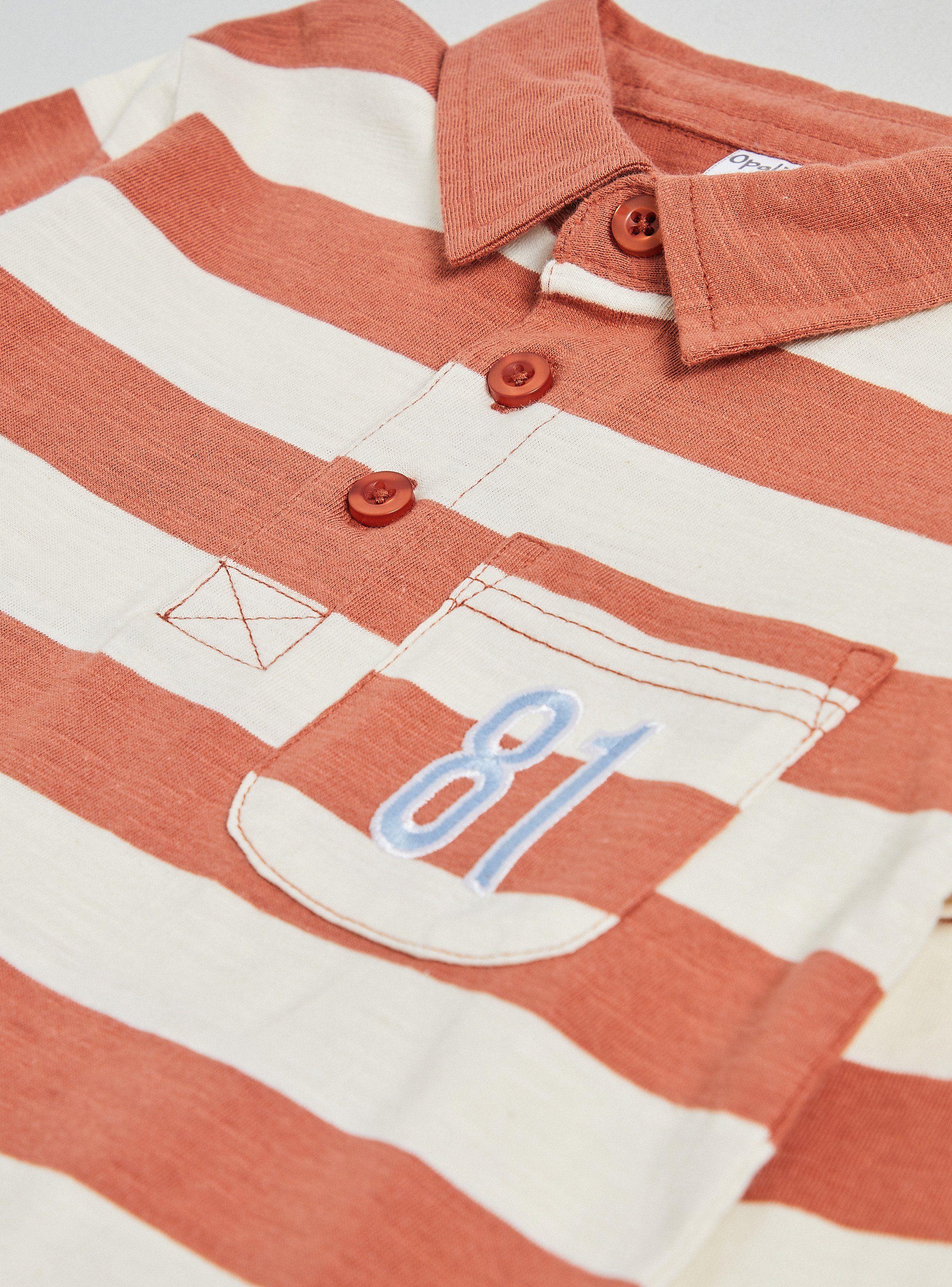 Polera Con Cuello, Rayas y Bolsillo-2