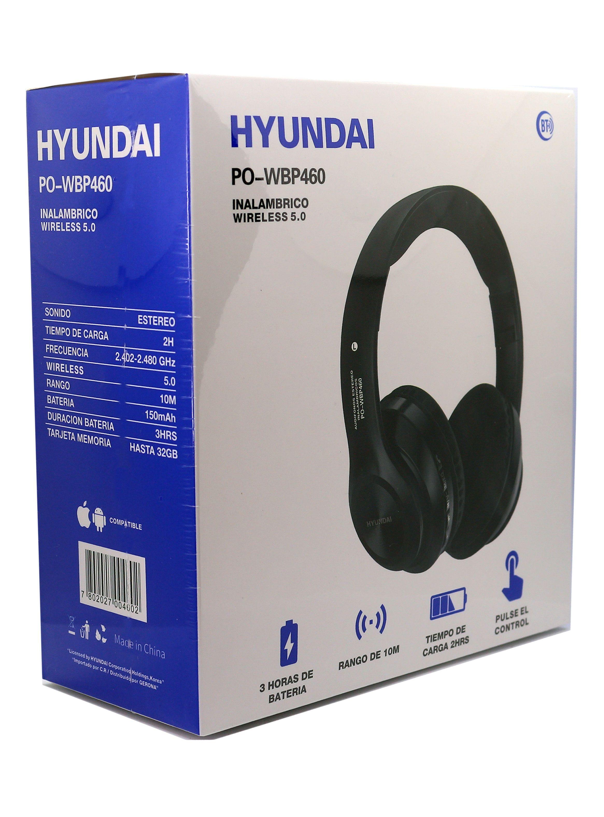 Audífonos Hyundai Bluetooth PO-WBP460-4