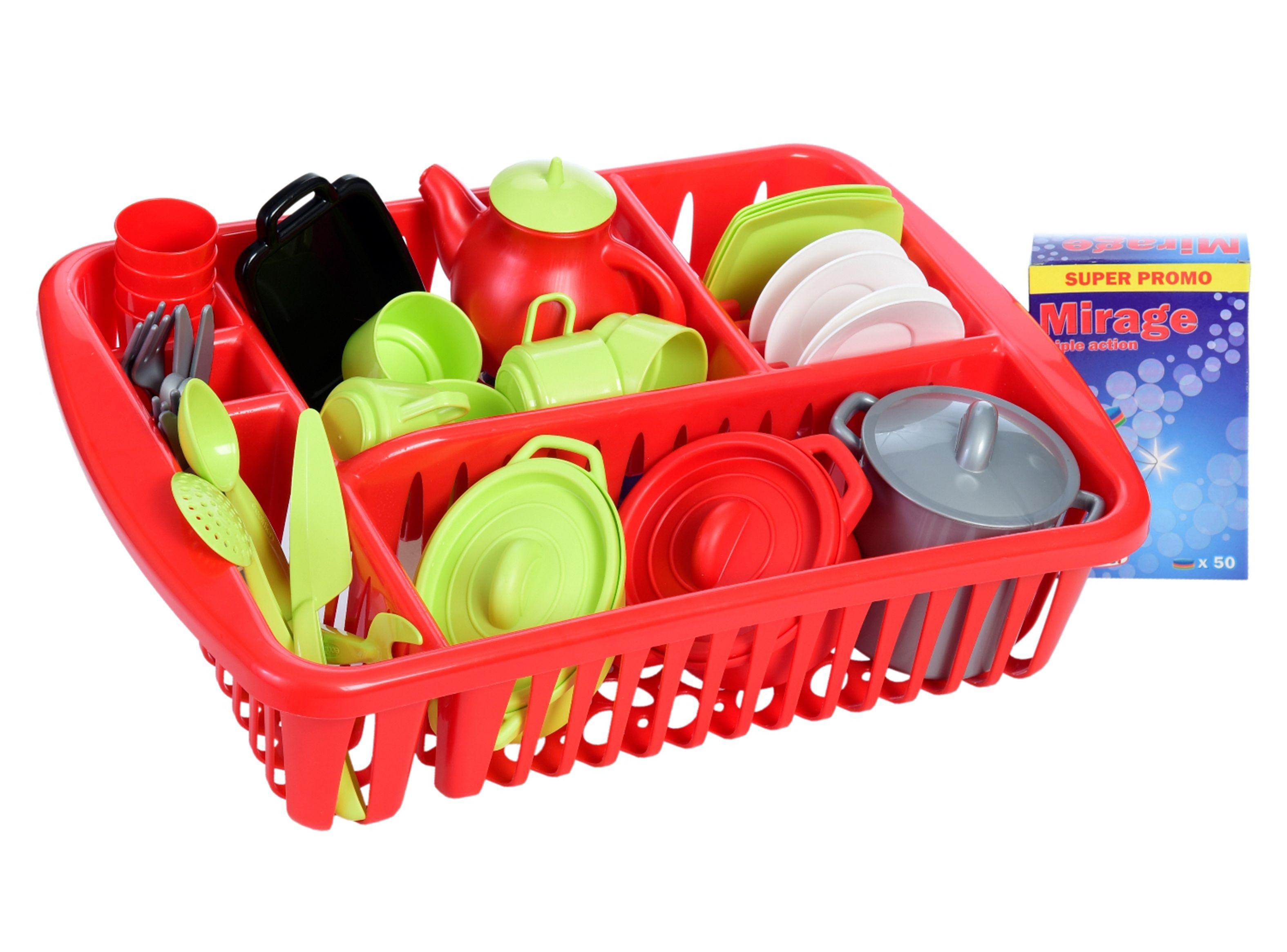 Juguete Mini Hogar Set Vajilla y Secador Ecoiffier-1