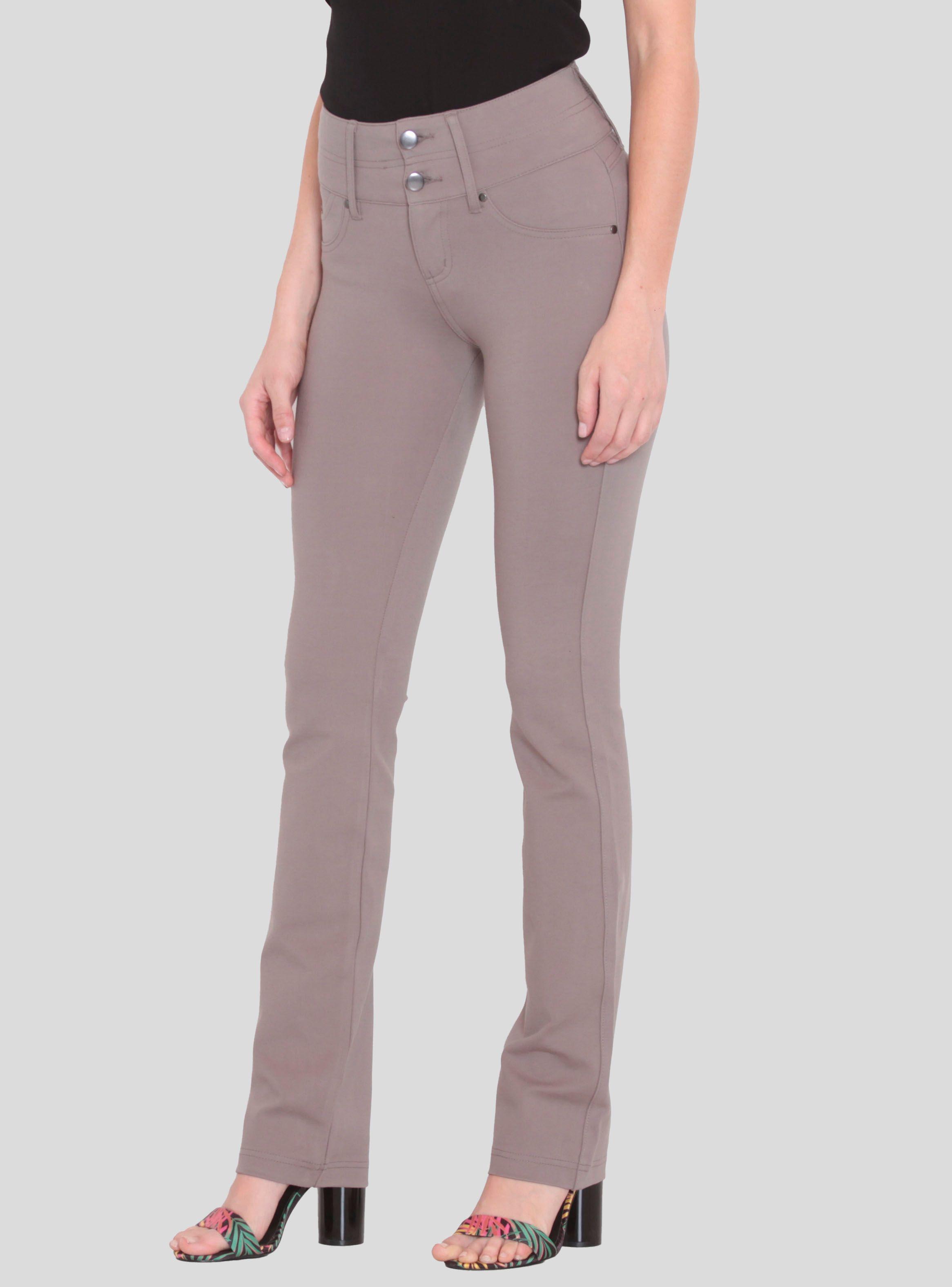 Pantalón Tiro Alto Casual-0