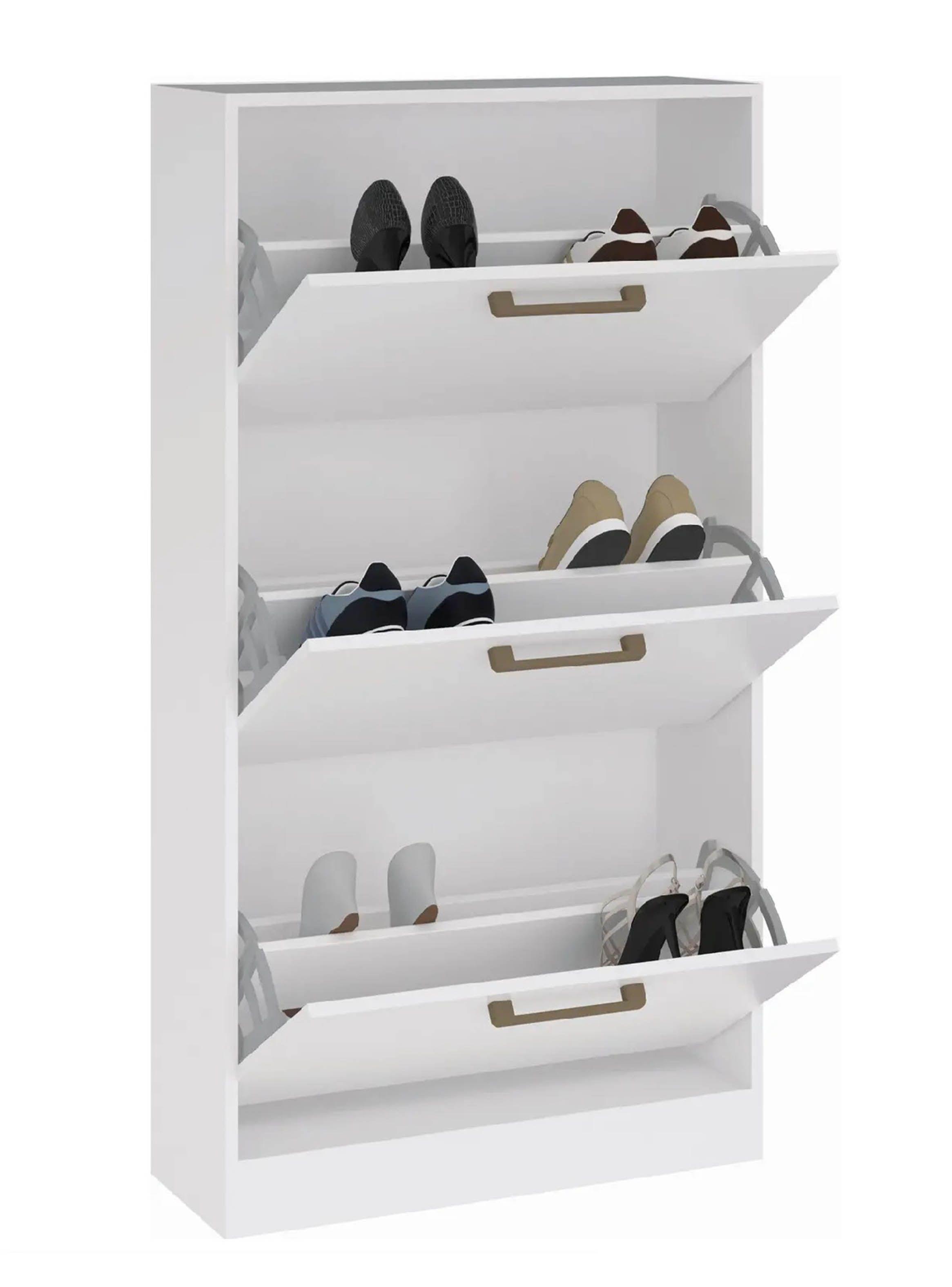 Zapatera 3 Puertas Blanco-2