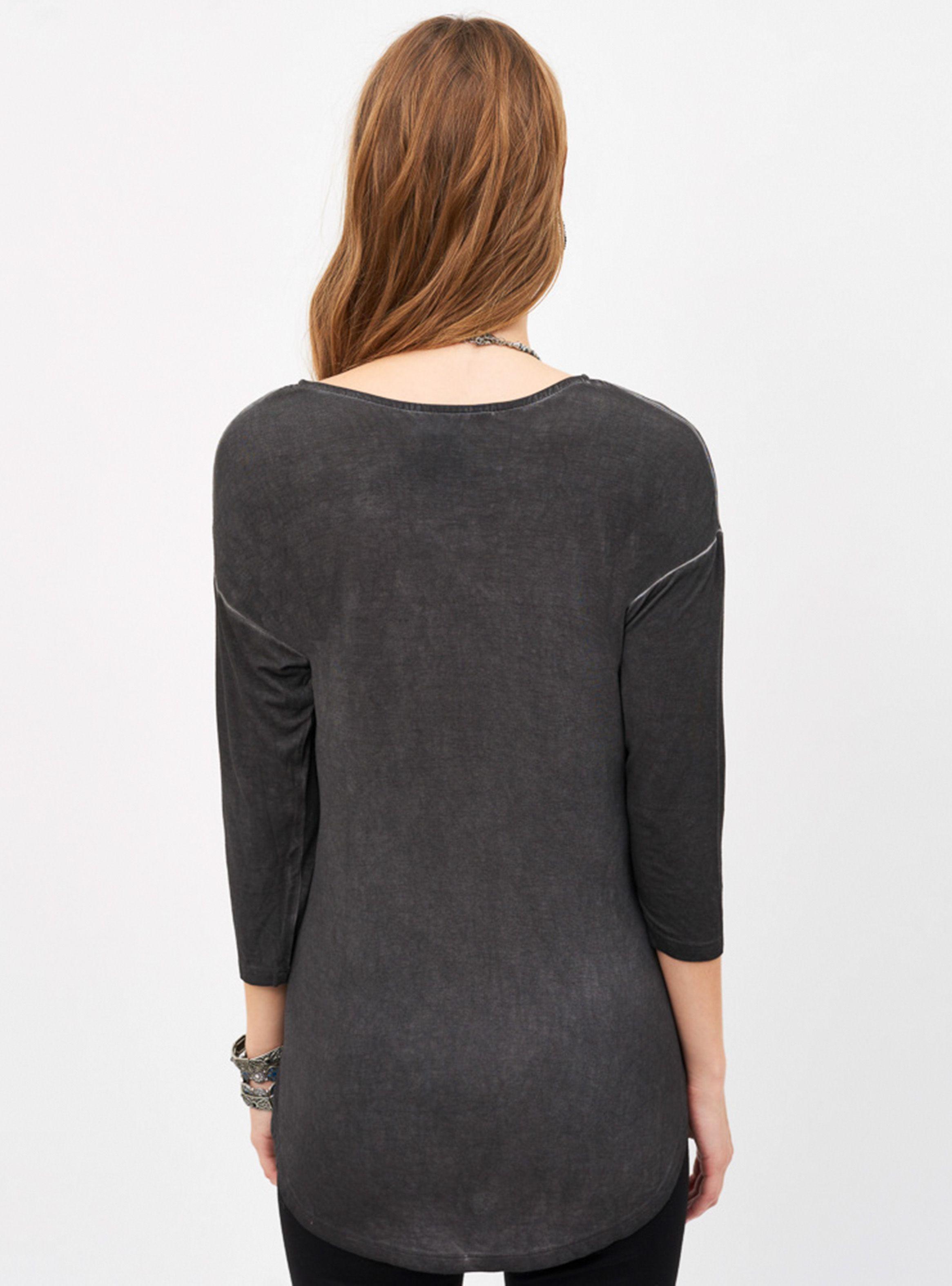 Polera Detalle en Cuello Umbrale-1