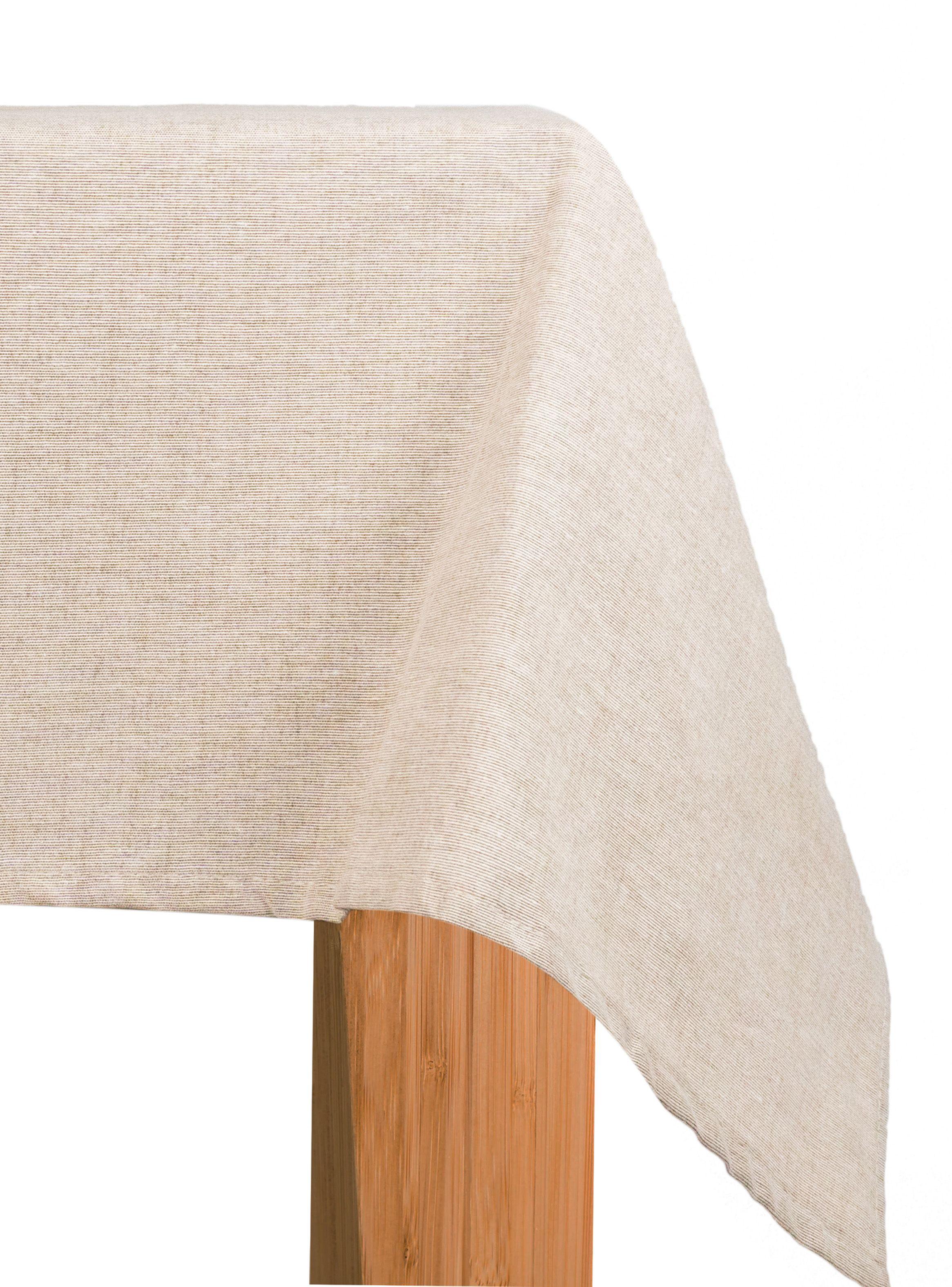 Mantel Deco Express Edgar Beige 140 x 140 cm Deco Express-0