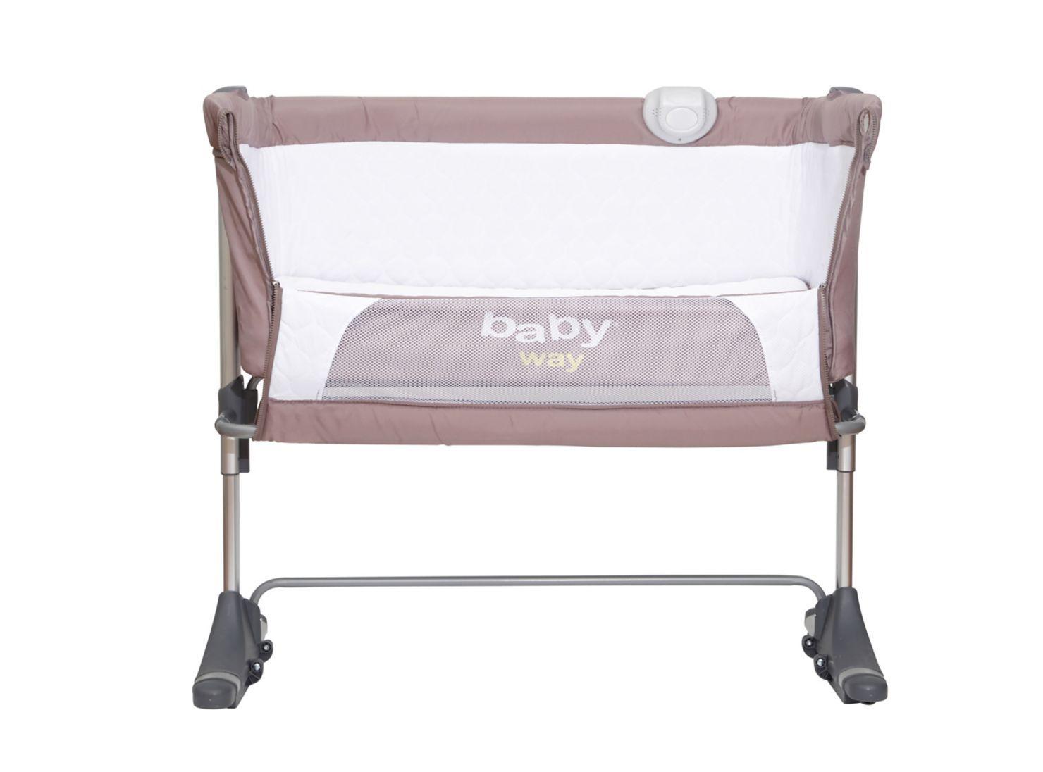 Cuna Baby Way Colecho BW-613G18 Gris-4