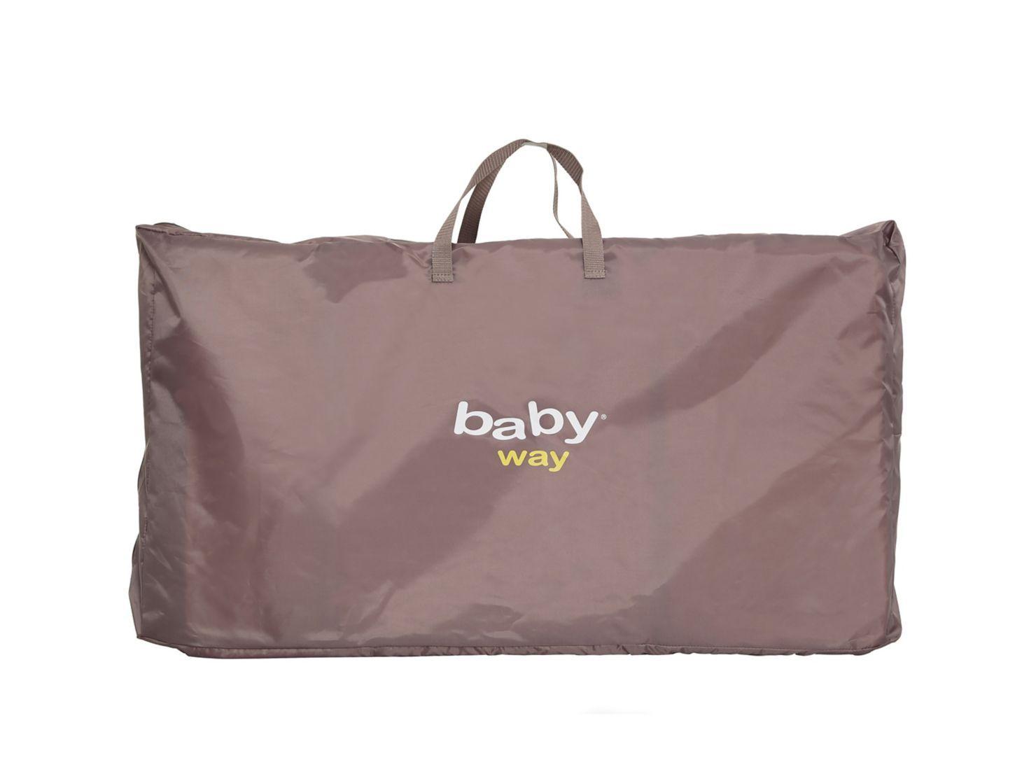 Cuna Baby Way Colecho BW-613G18 Gris-5