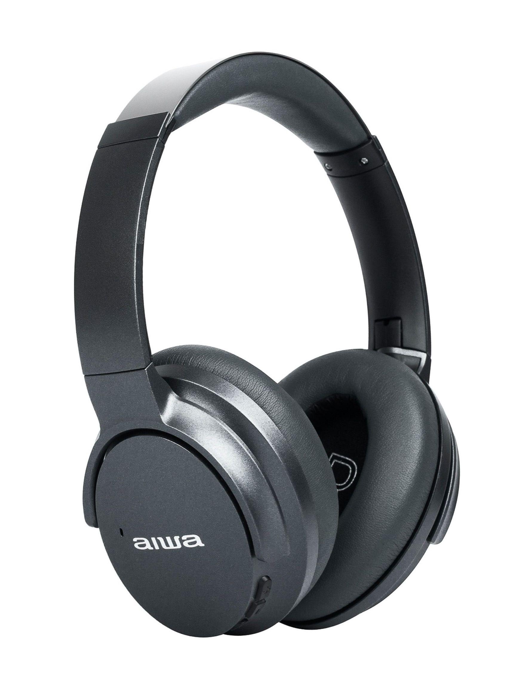 Audífonos Aiwa Noise Cancelling + Estuche AW-K33NC Gris-0