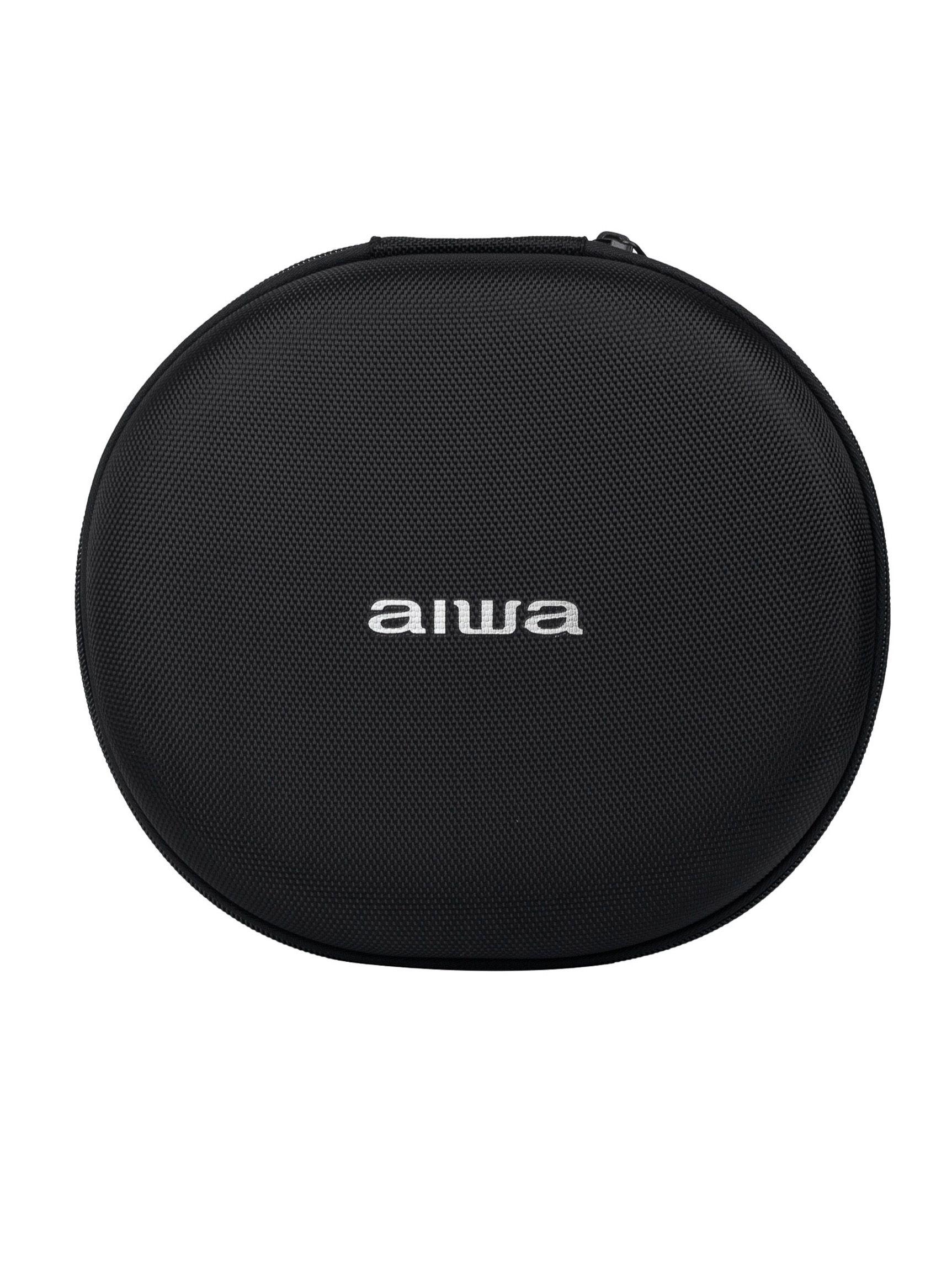 Audífonos Aiwa Noise Cancelling + Estuche AW-K33NC Gris-4