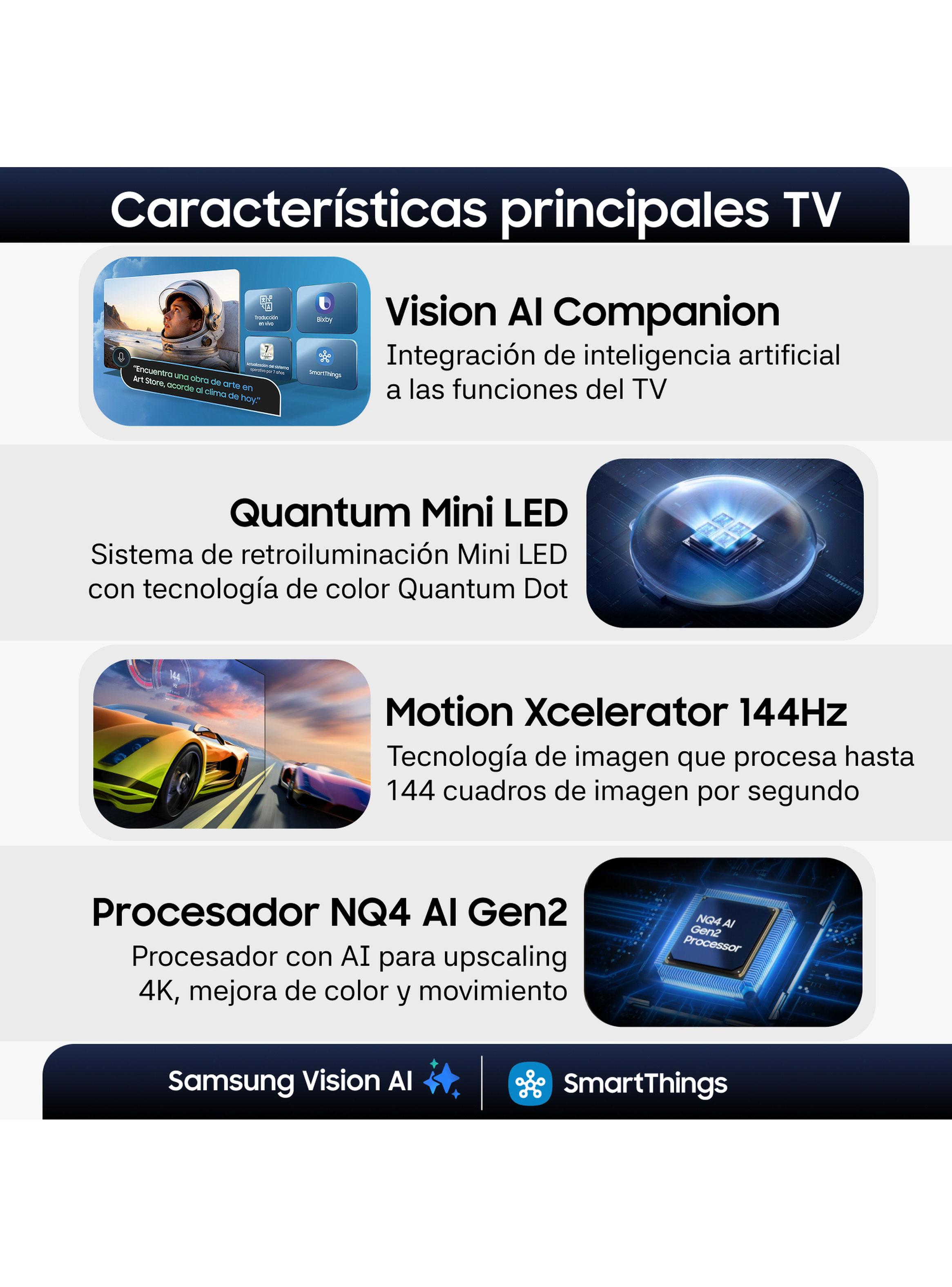Neo QLED Smart TV 55'' 4K UHD Vision AI QN80H 2026 + Control por Voz-4