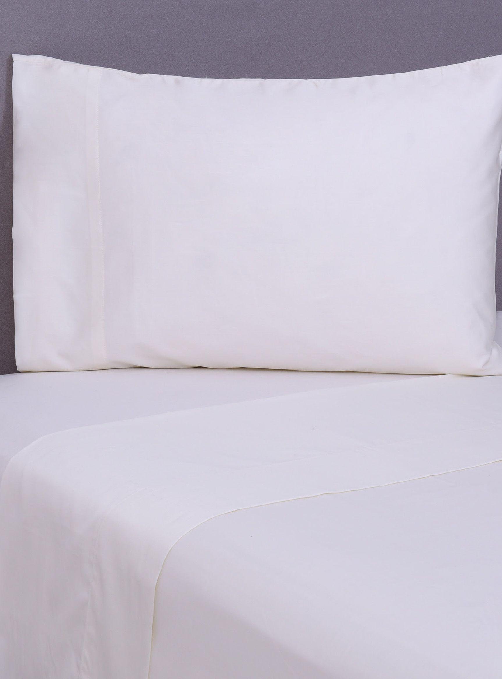Sábanas Fabrics 1.5 Plazas 300 Hilos Liso Crudo-0