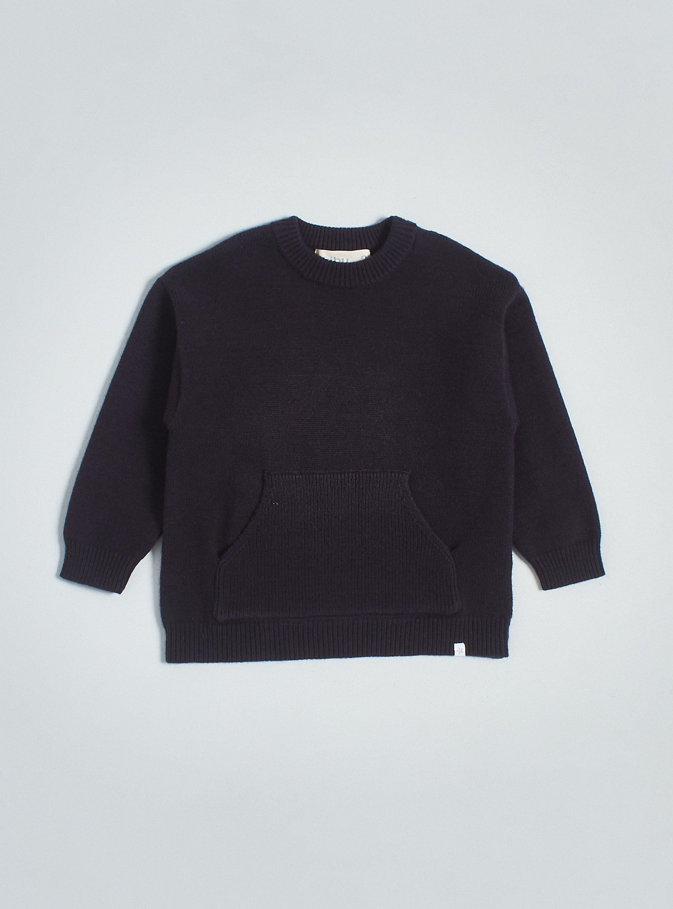 Chaleco Liso Con Bolsillo Canguro-0