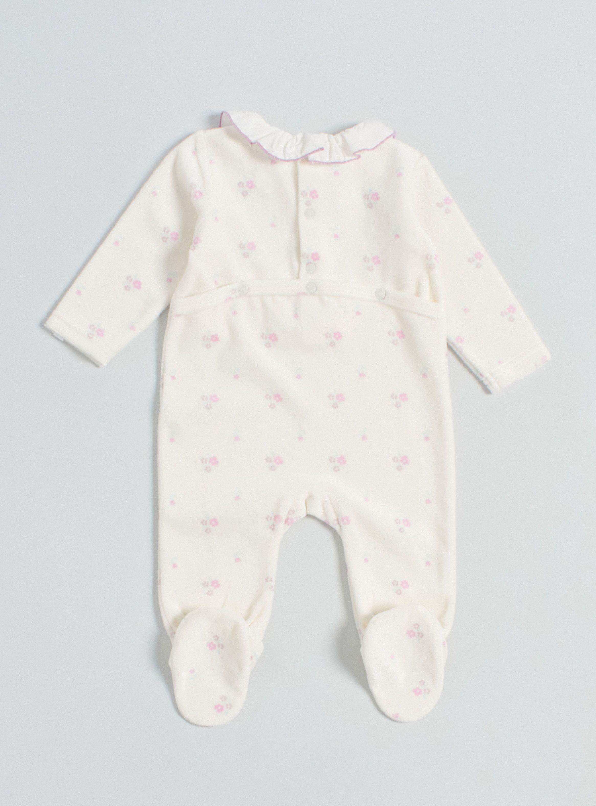 Osito De Terciopelo Estampado Con Cuello-1