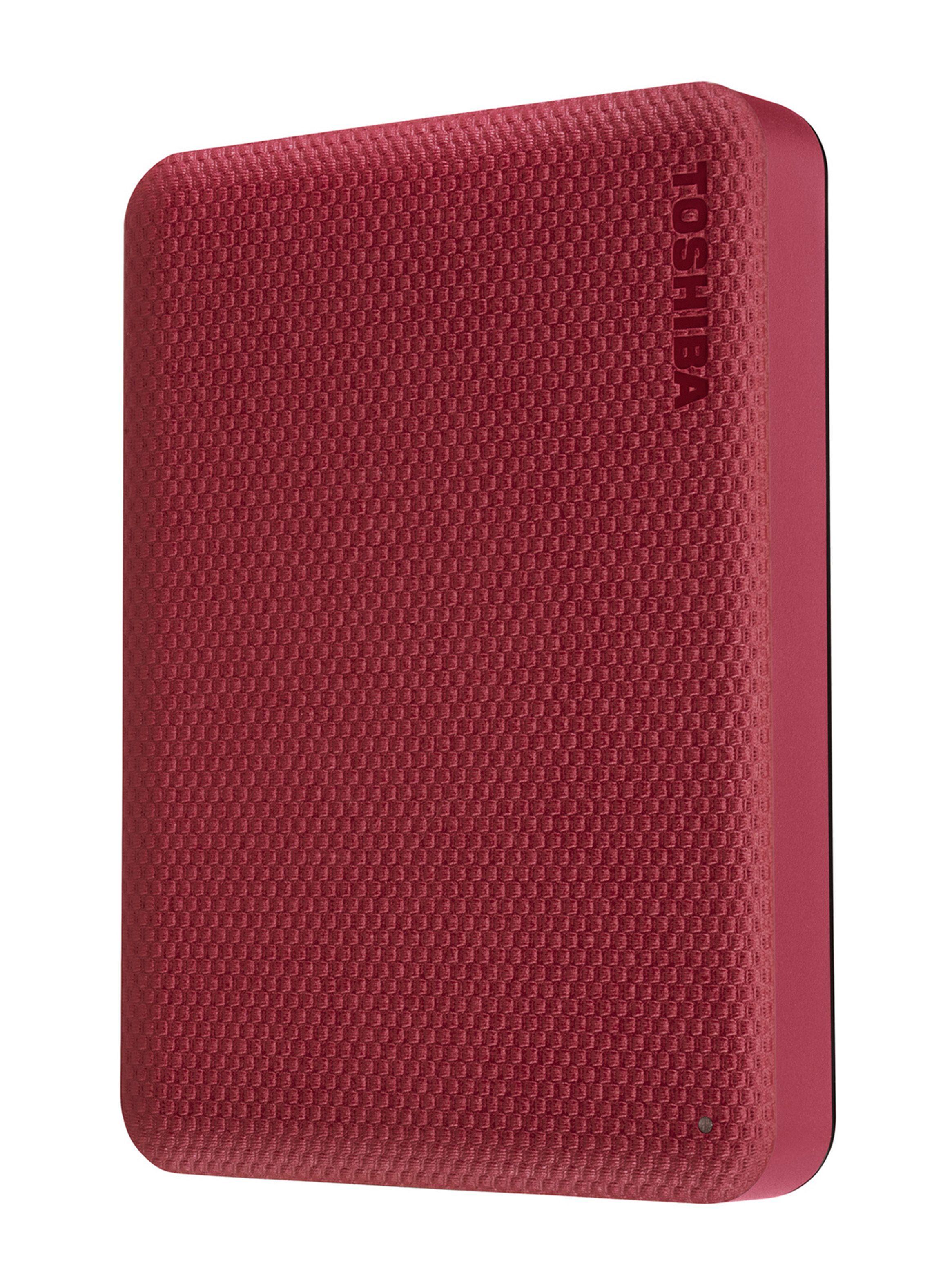 Disco Duro Portátil 4TB Toshiba Canvio Advance V10 Rojo-2