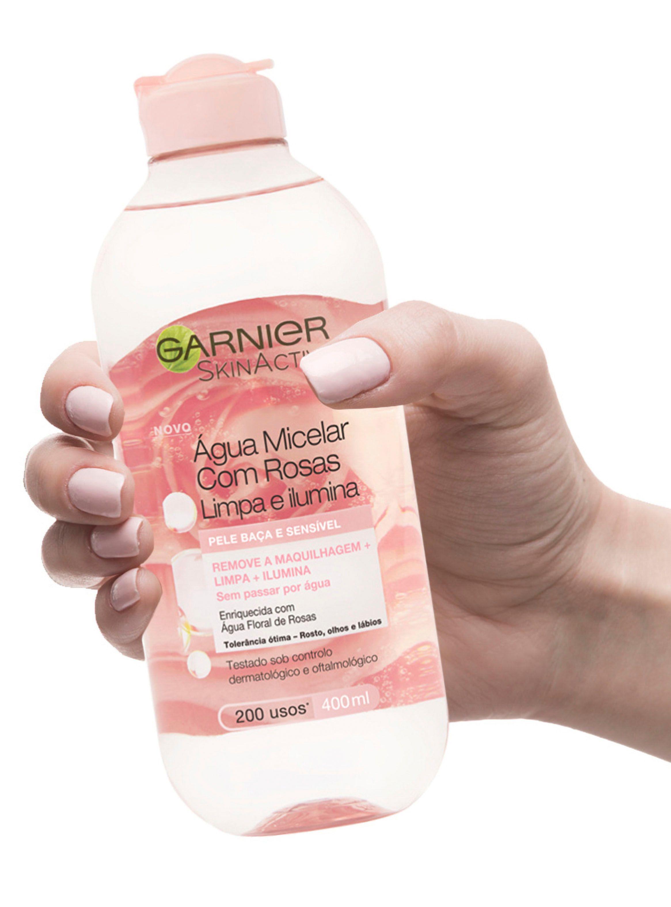 Agua Micelar Agua de Rosas 400 ml Garnier-4