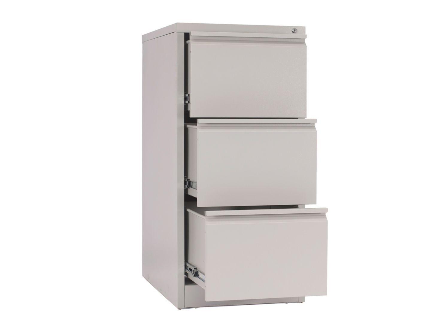 Mueble Kardex Acero 3 cajones 44.5x62x102 cm Maletek-2