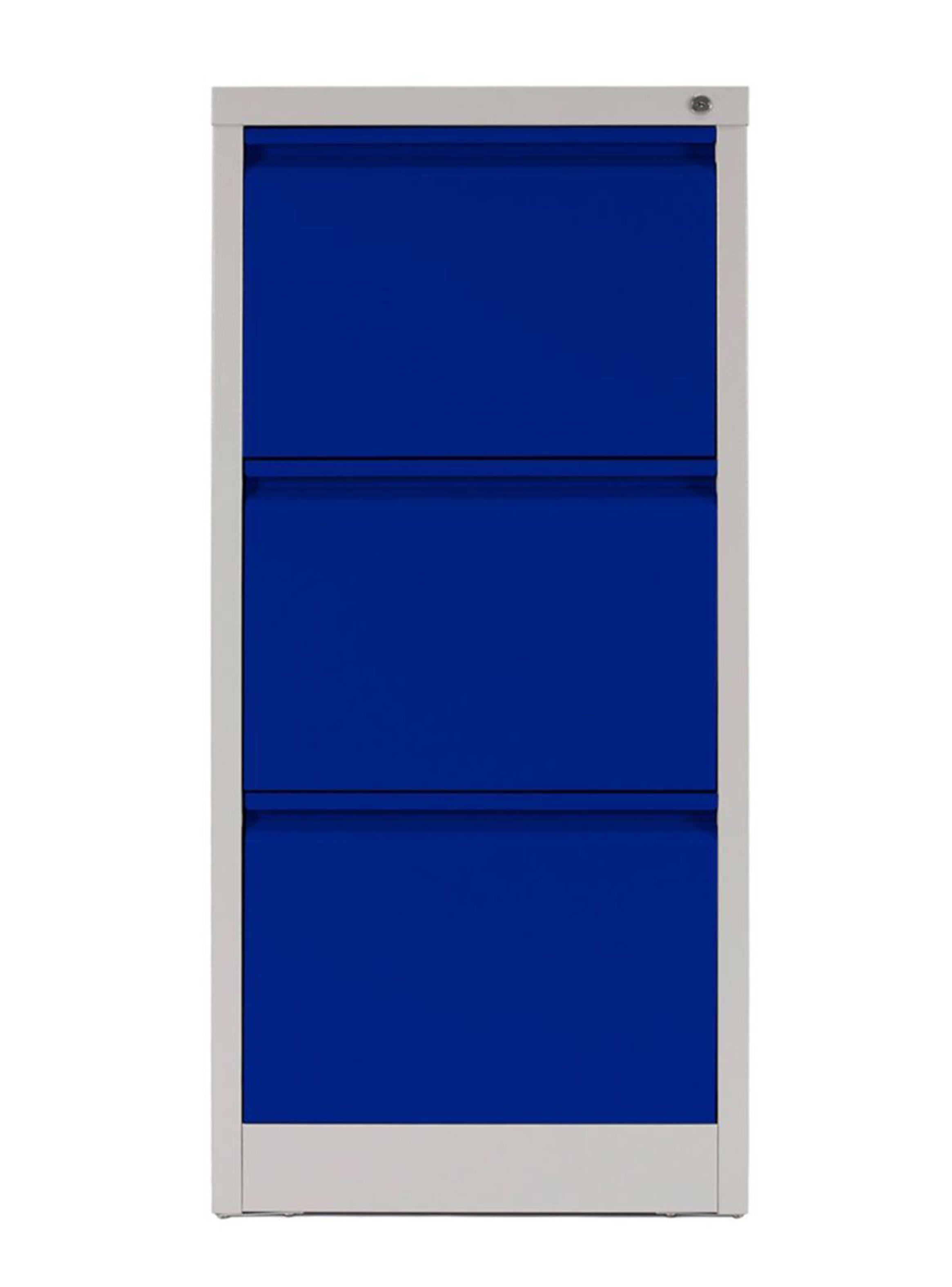 Mueble Maletek Kardex Azul Acero 3 cajones 44.5x62x102 cm-0