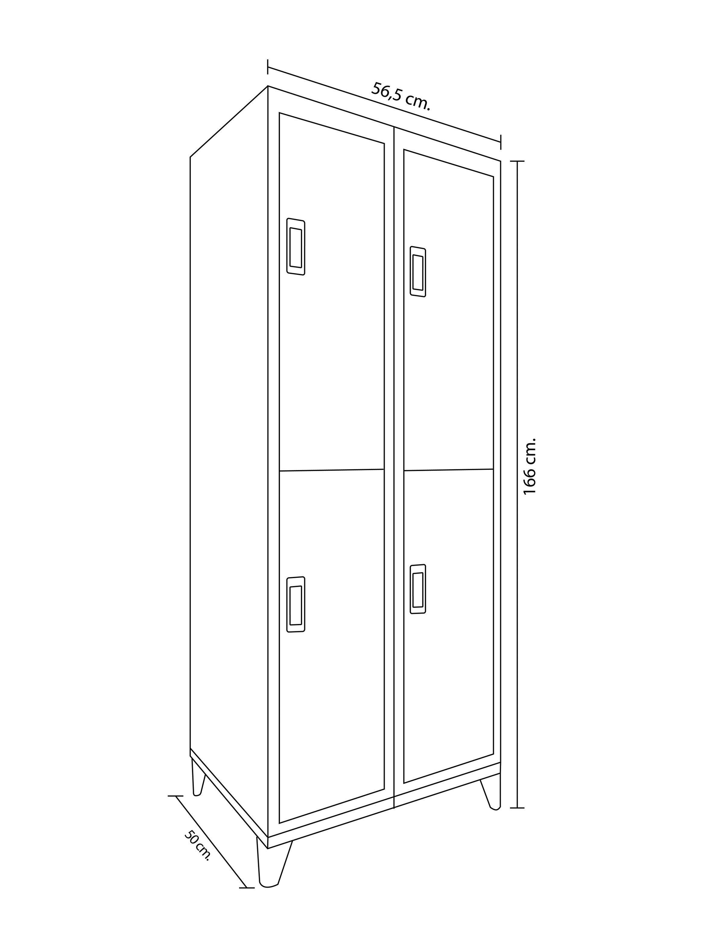 Locker Office Portacandado 4C-1