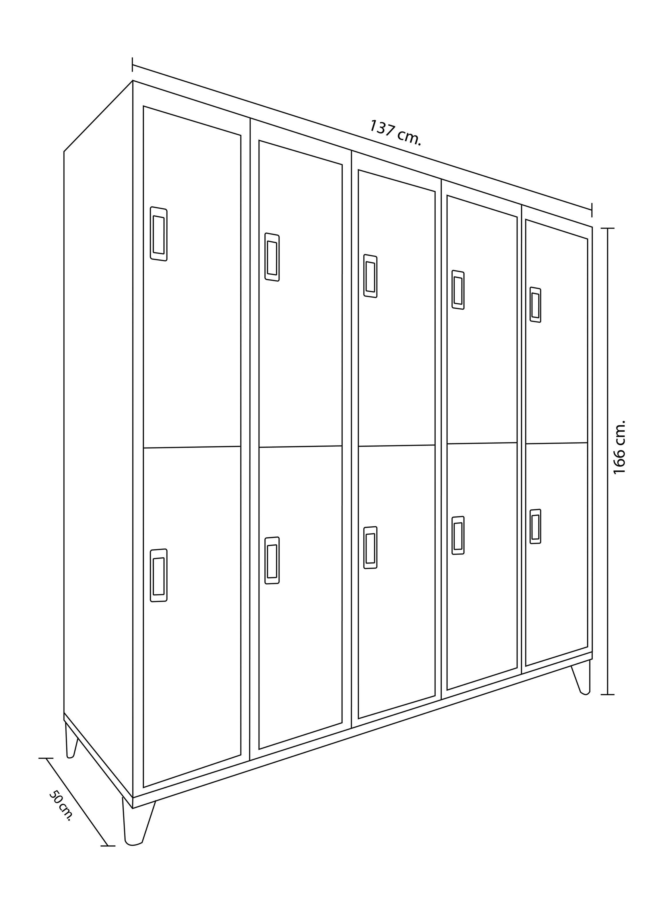 Locker Office Portacandado 10C Maletek-1