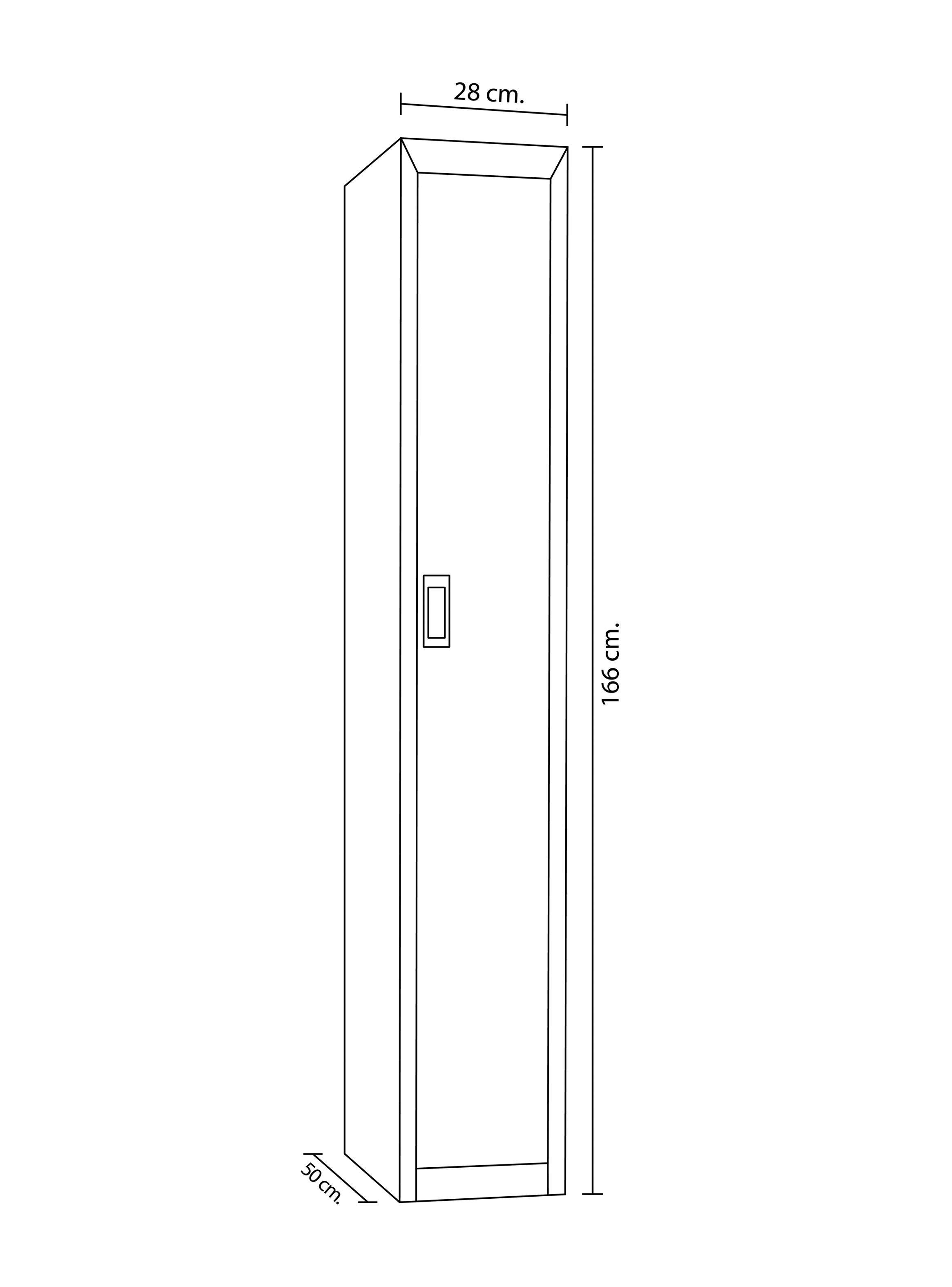 Locker Office Portacandado Amarillo Maletek-1
