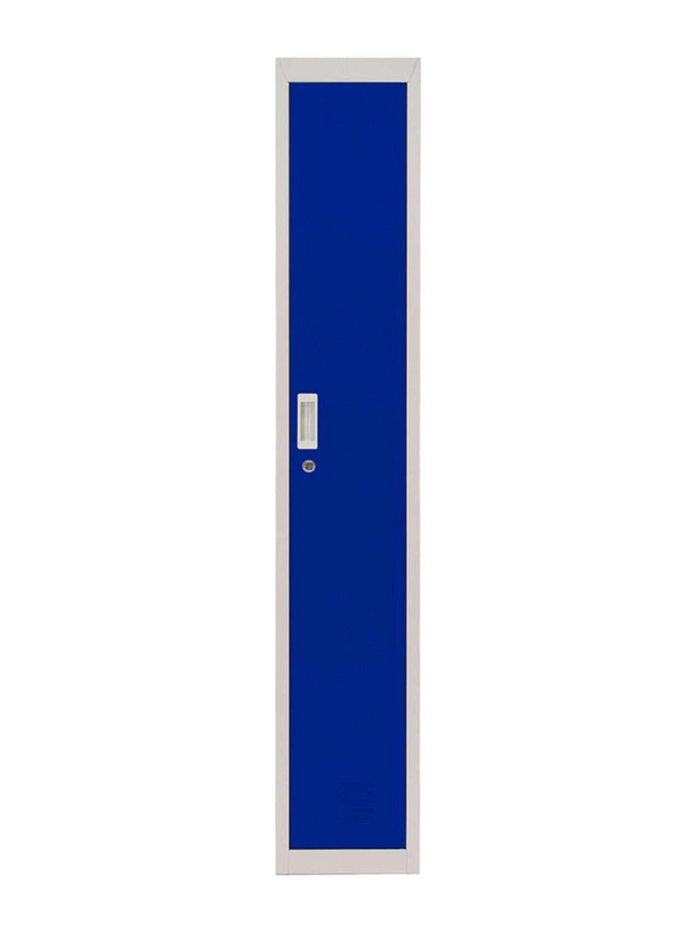 Locker Office Llaves Azul 1 Puerta 28x50x166 cm Maletek-0