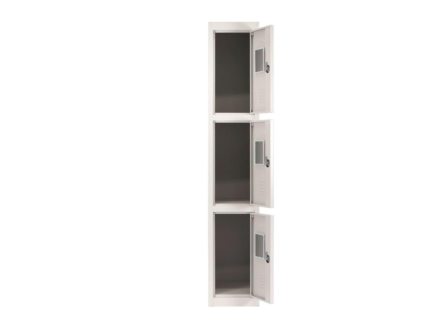 Locker Office Portacandado 3P Gris-2