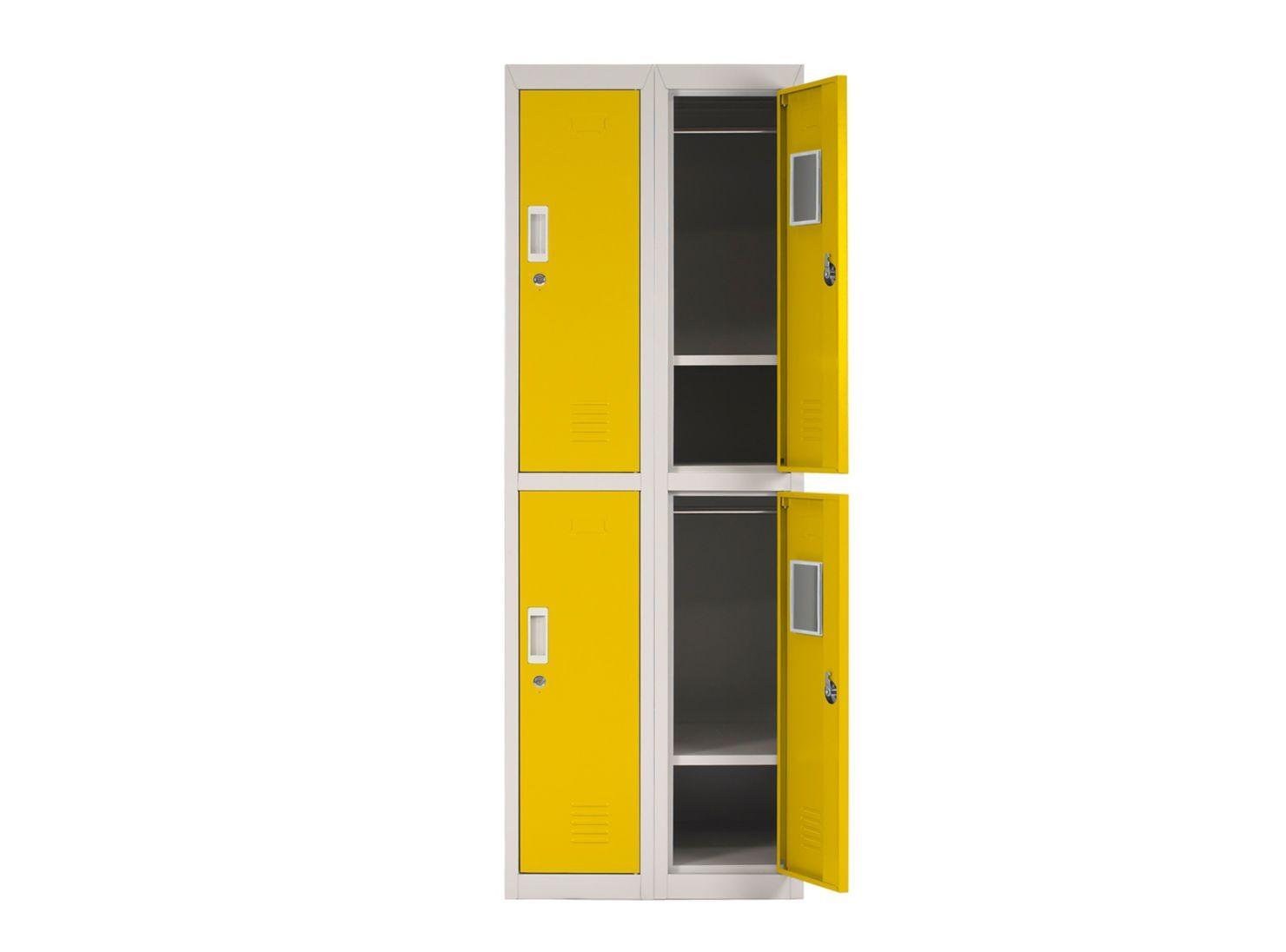 Locker Office Llaves 4 Puertas 57x50x166cm Maletek-2