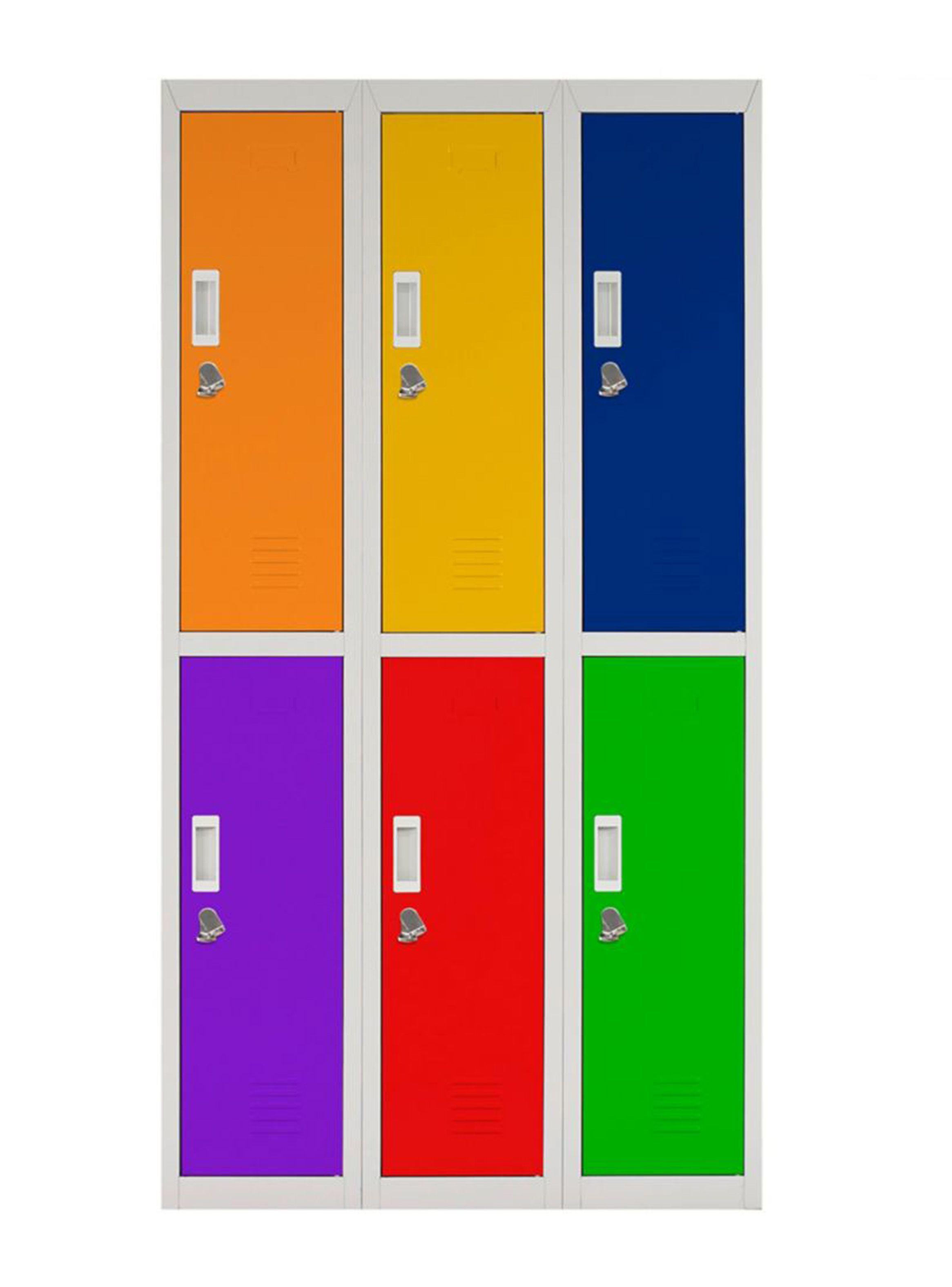 Locker Office 6P Candado Multicolor Maletek-0