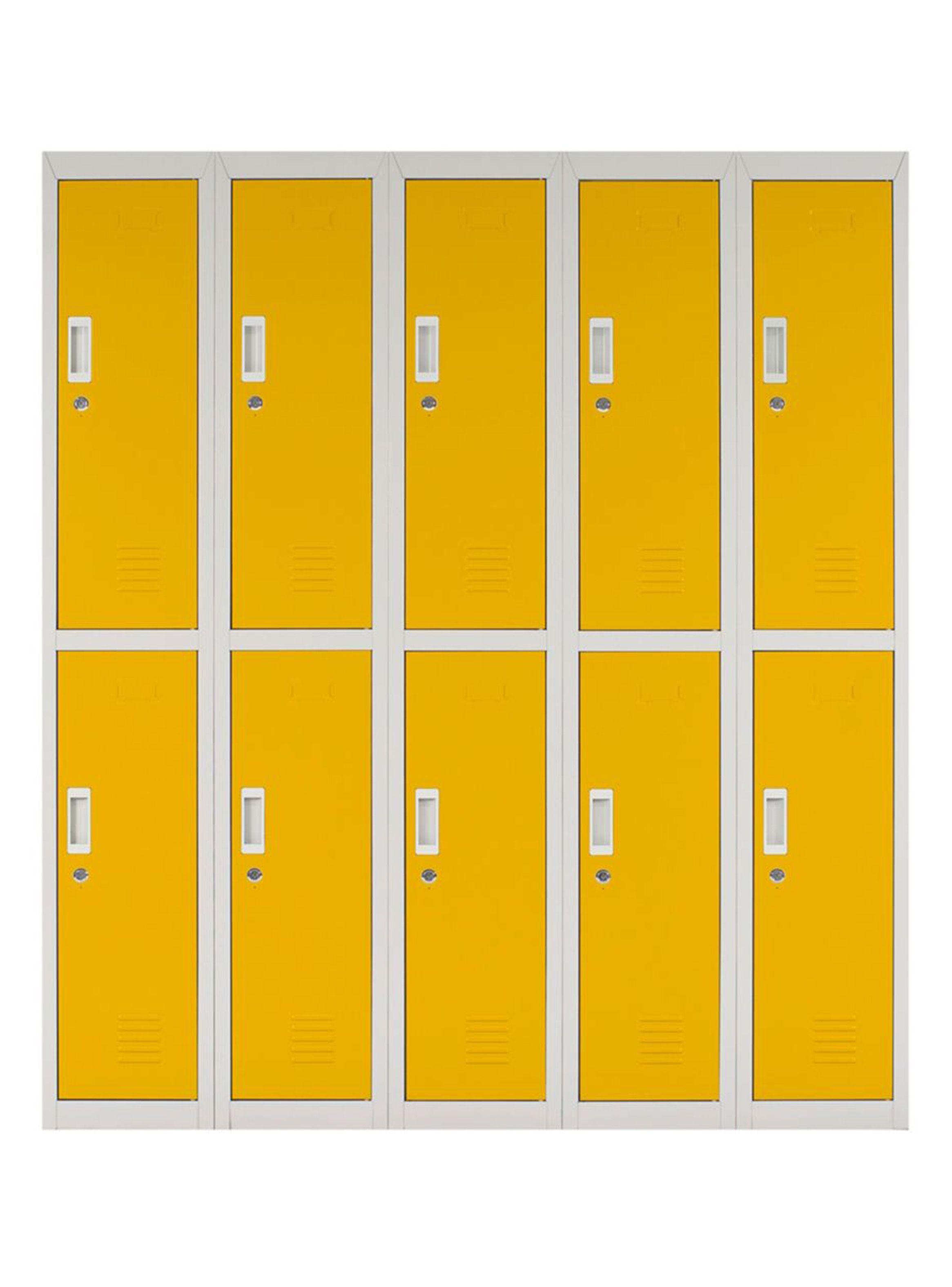 Locker Office 10P Llaves Amarillo Maletek-0