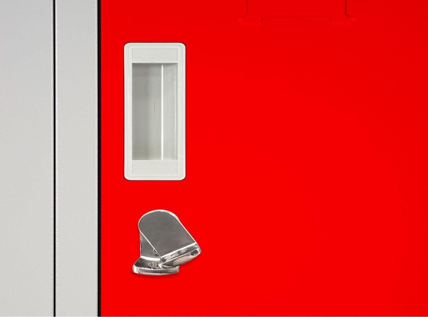 Locker Office Candado Rojo 15 Puertas 140x50x166 cm Maletek-3
