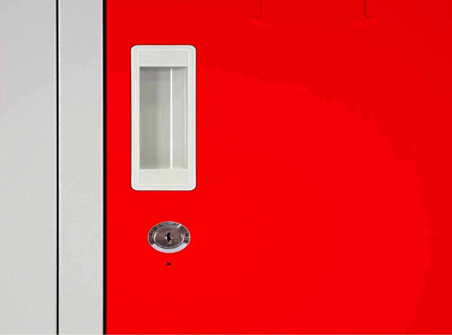 Locker Office Llaves Rojo 15 Puertas 140x50x166 cm Maletek-3