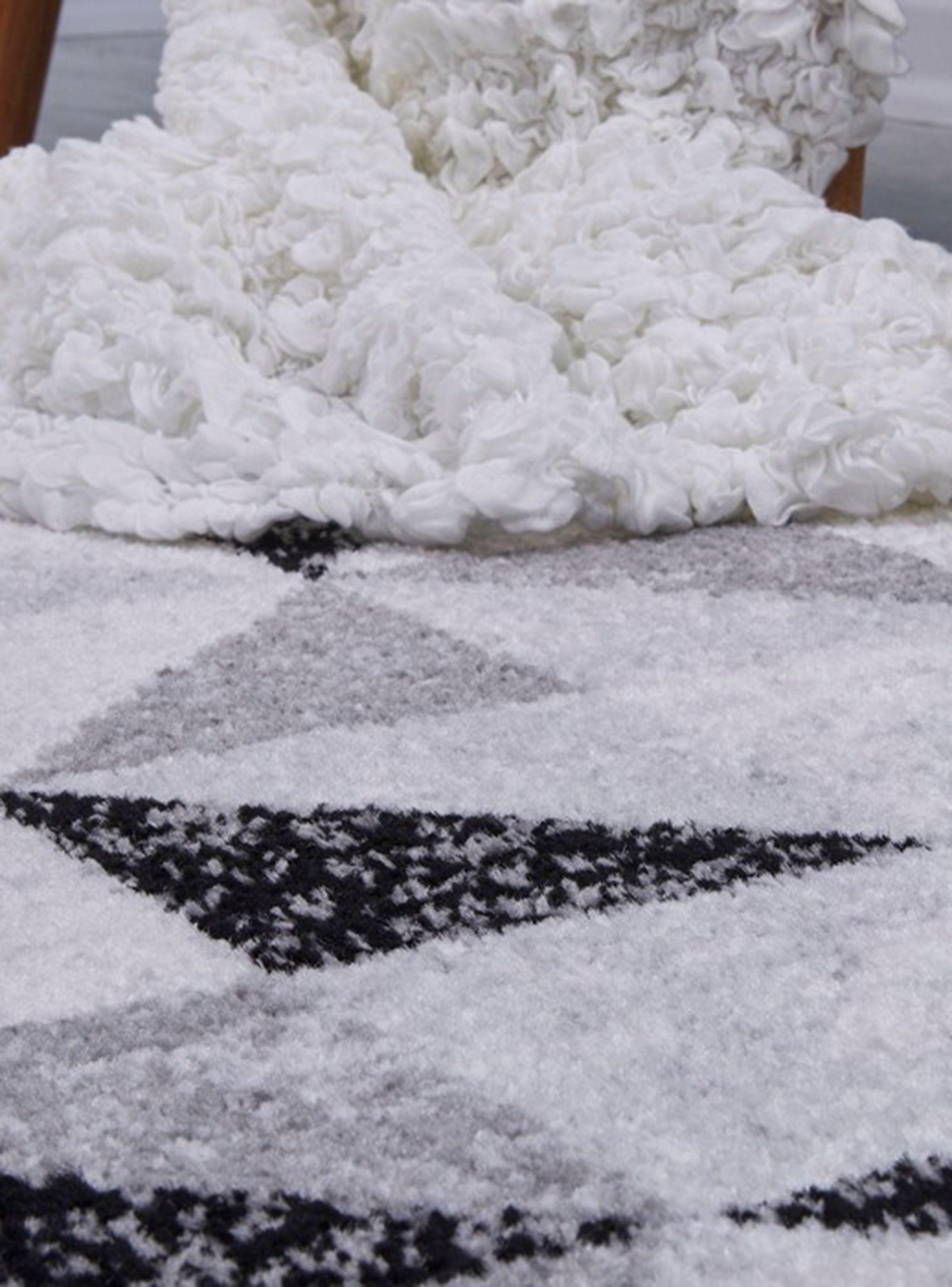 Alfombra de Pasillo 70 x 230 cm Modalfo Siesta D5 Gris-4