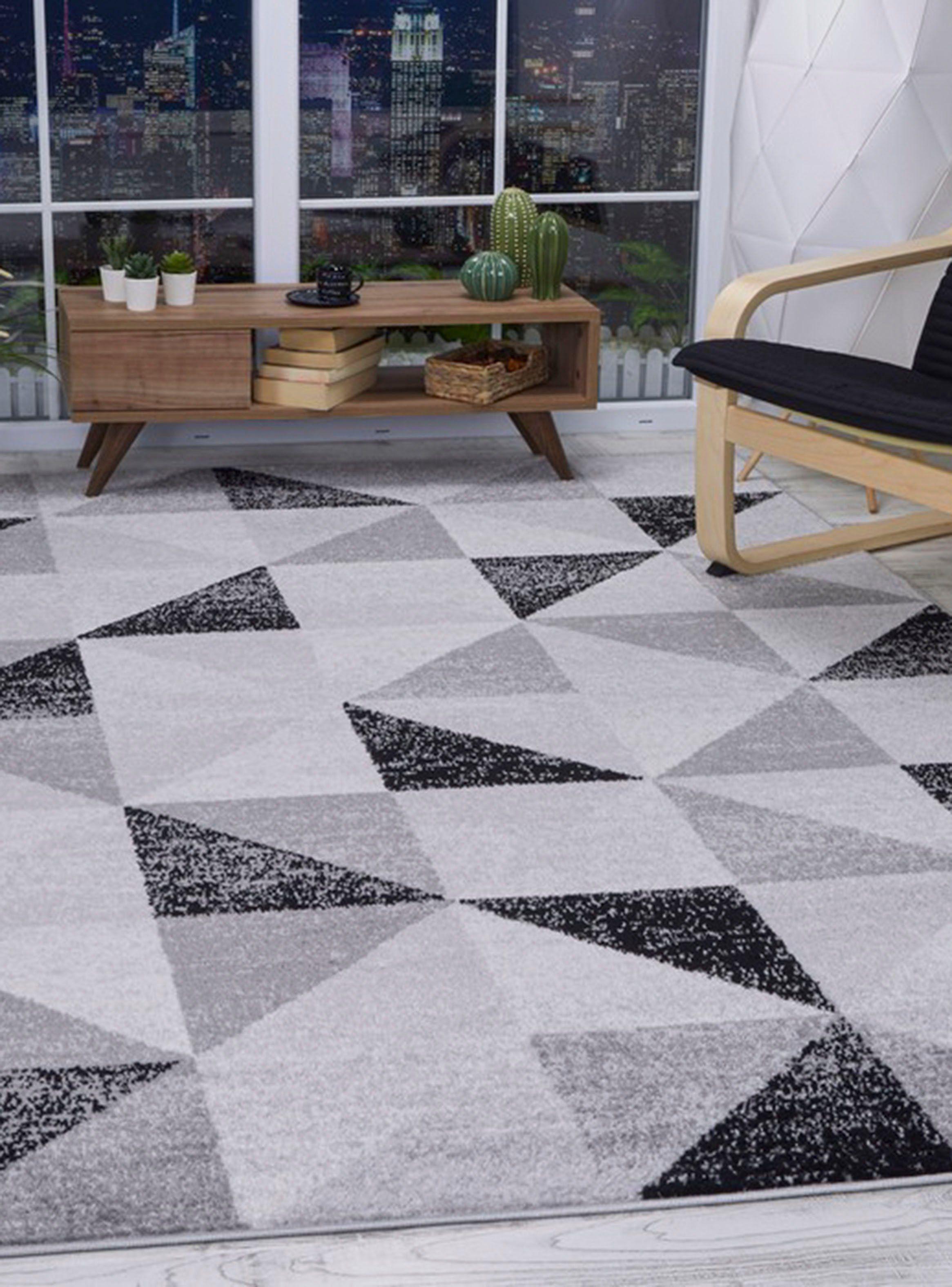 Alfombra 200 x 290 cm Siesta D5 Gris-5
