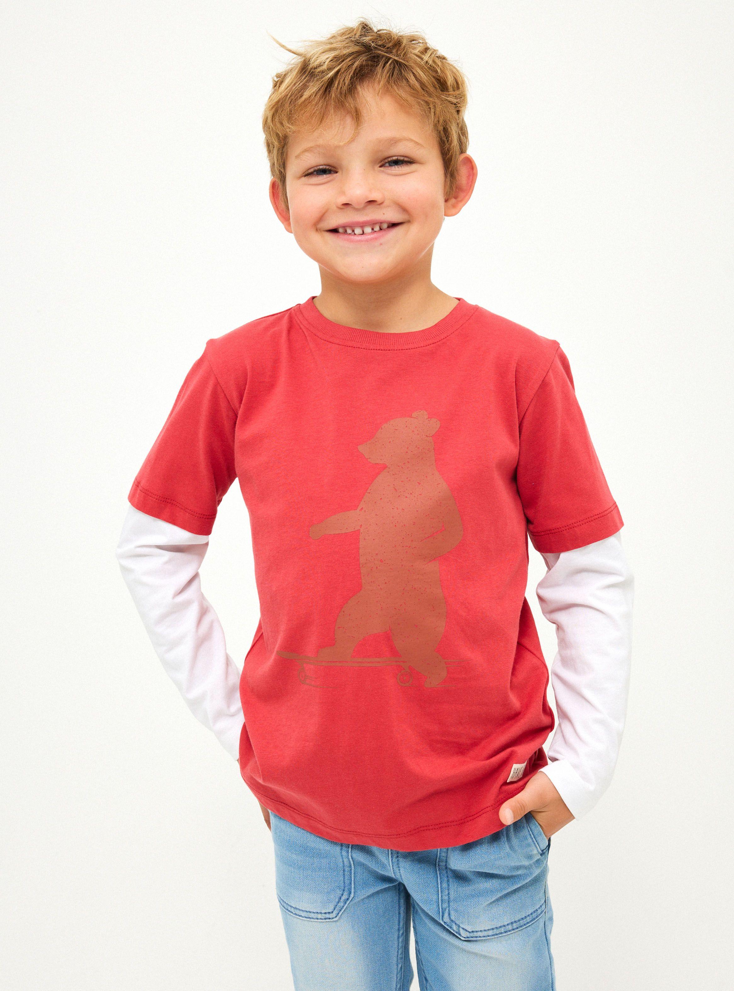 Polera Doble Manga Focal Niño-0